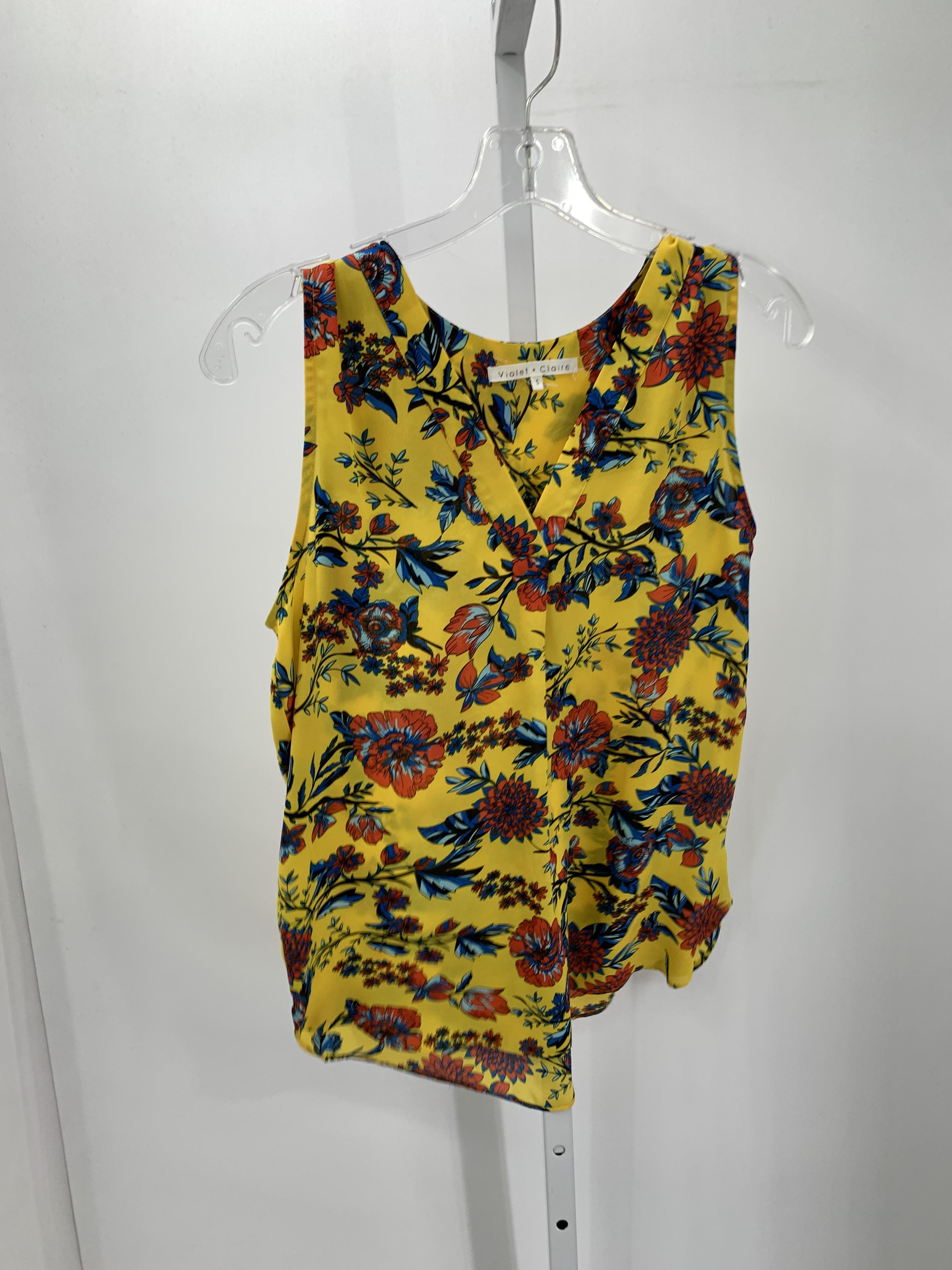 Violet & Claire Size Small Misses Sleeveless Shirt
