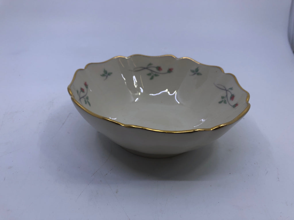 LENOX ROSE MANOR PATTERN BOWL.