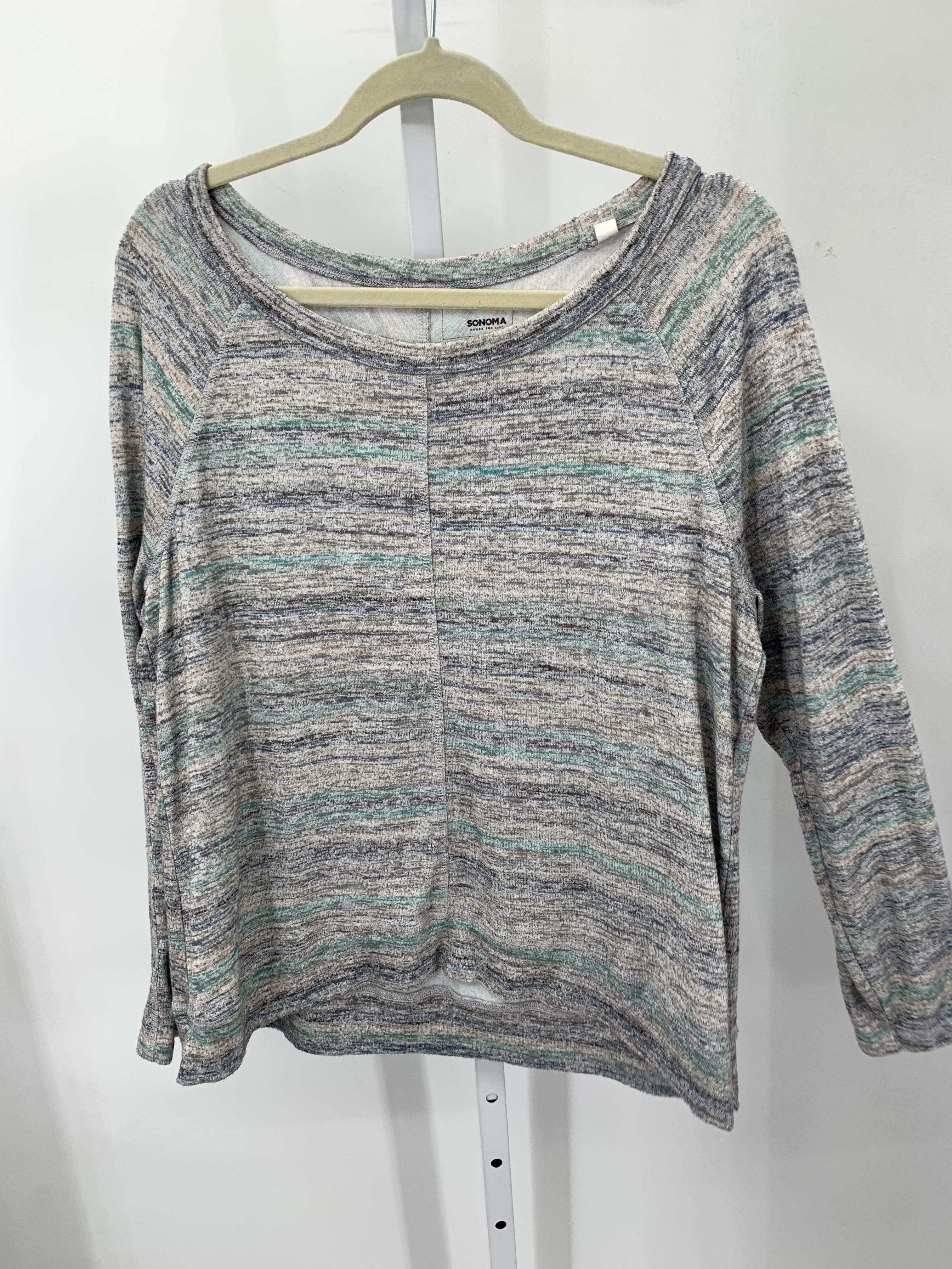 Sonoma Size Large Misses Long Sleeve Shirt