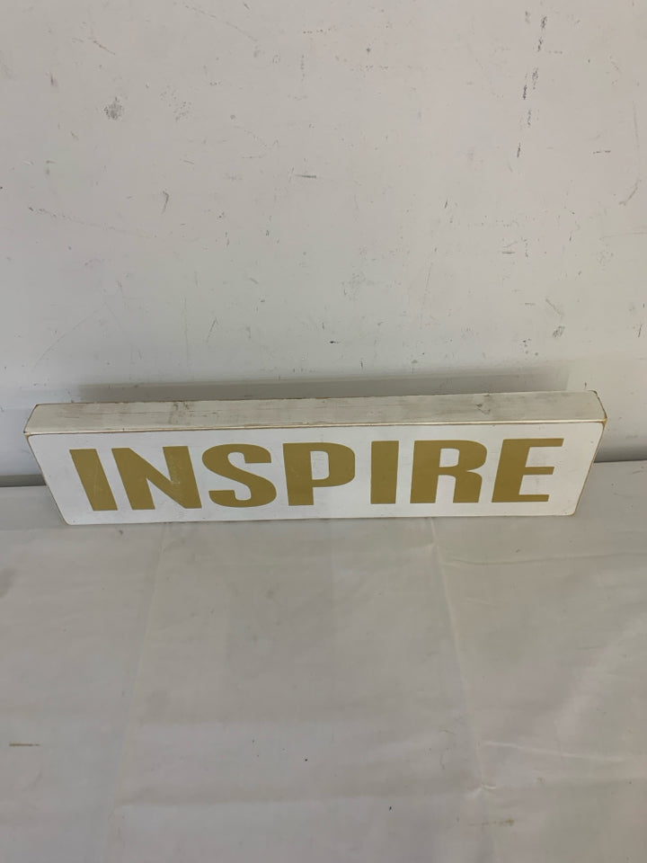 "INSPIRE" WALL HANGING.