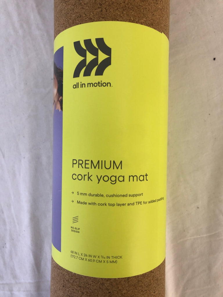 NIP PREMIUM CORK YOGA MAT.