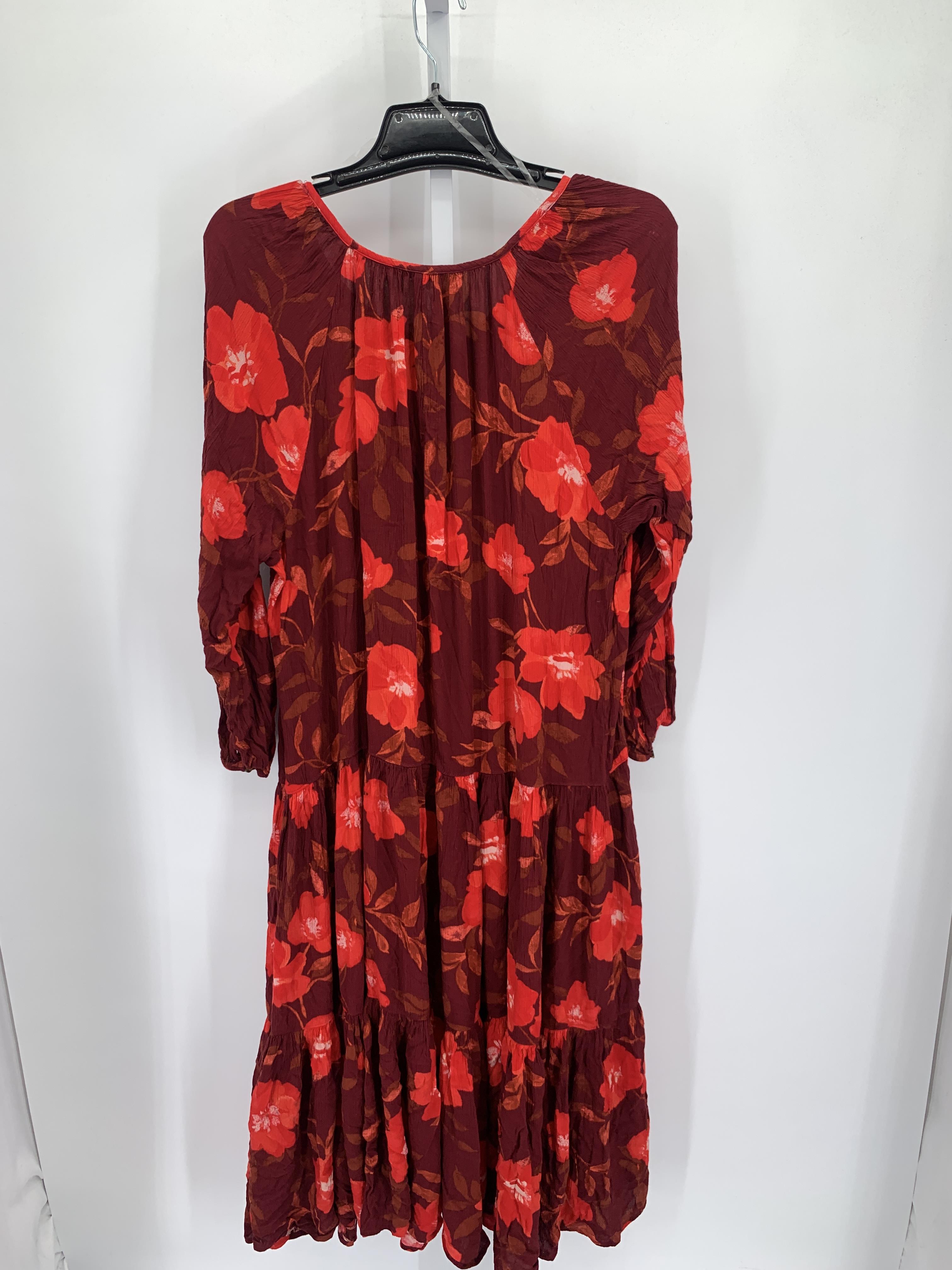 Sonoma Size 1X Womens Long Sleeve Dress