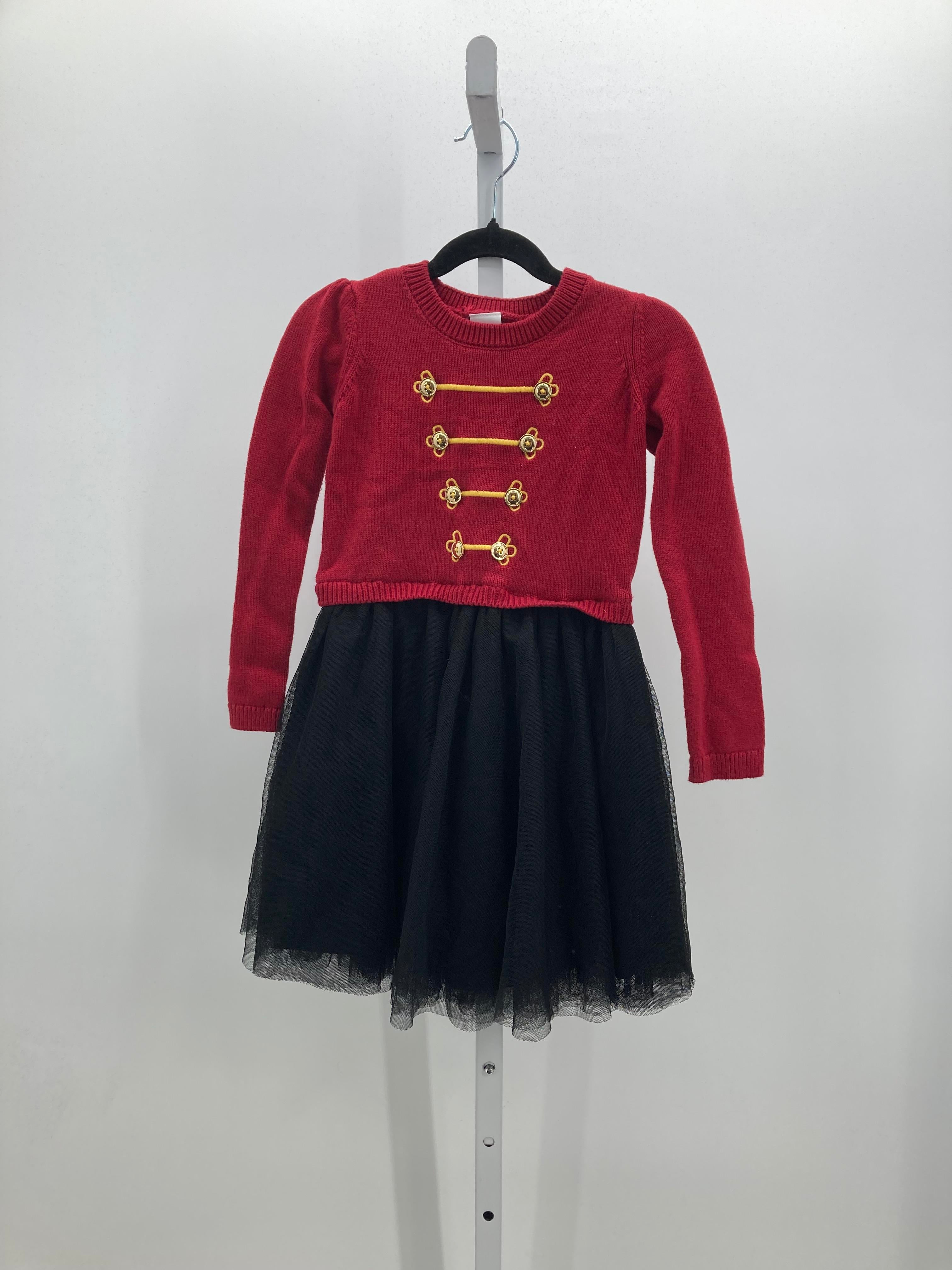LONG SLV SWEATER DRESS NUTCRACKER