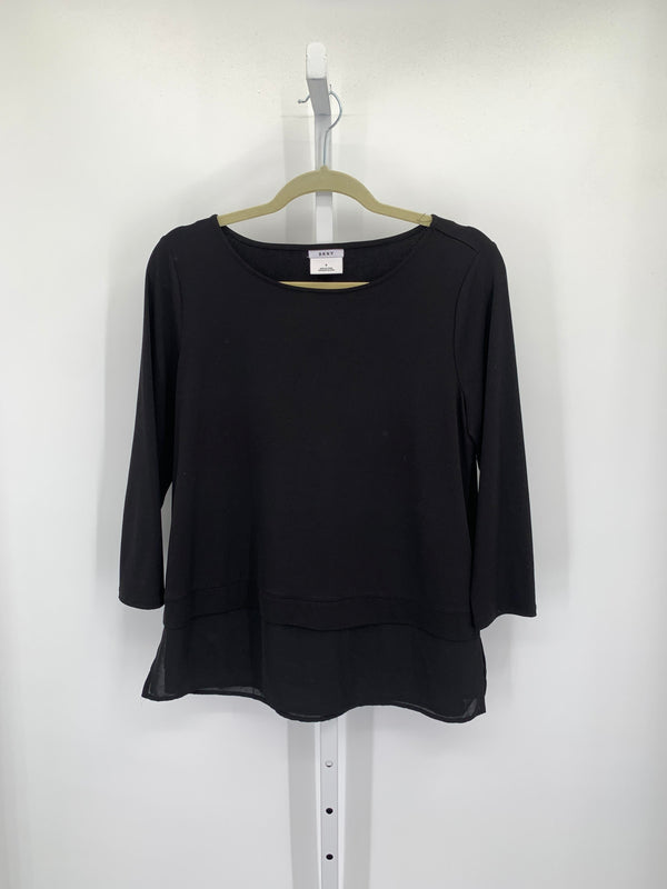 DKNY Size Medium Misses 3/4 Sleeve Shirt