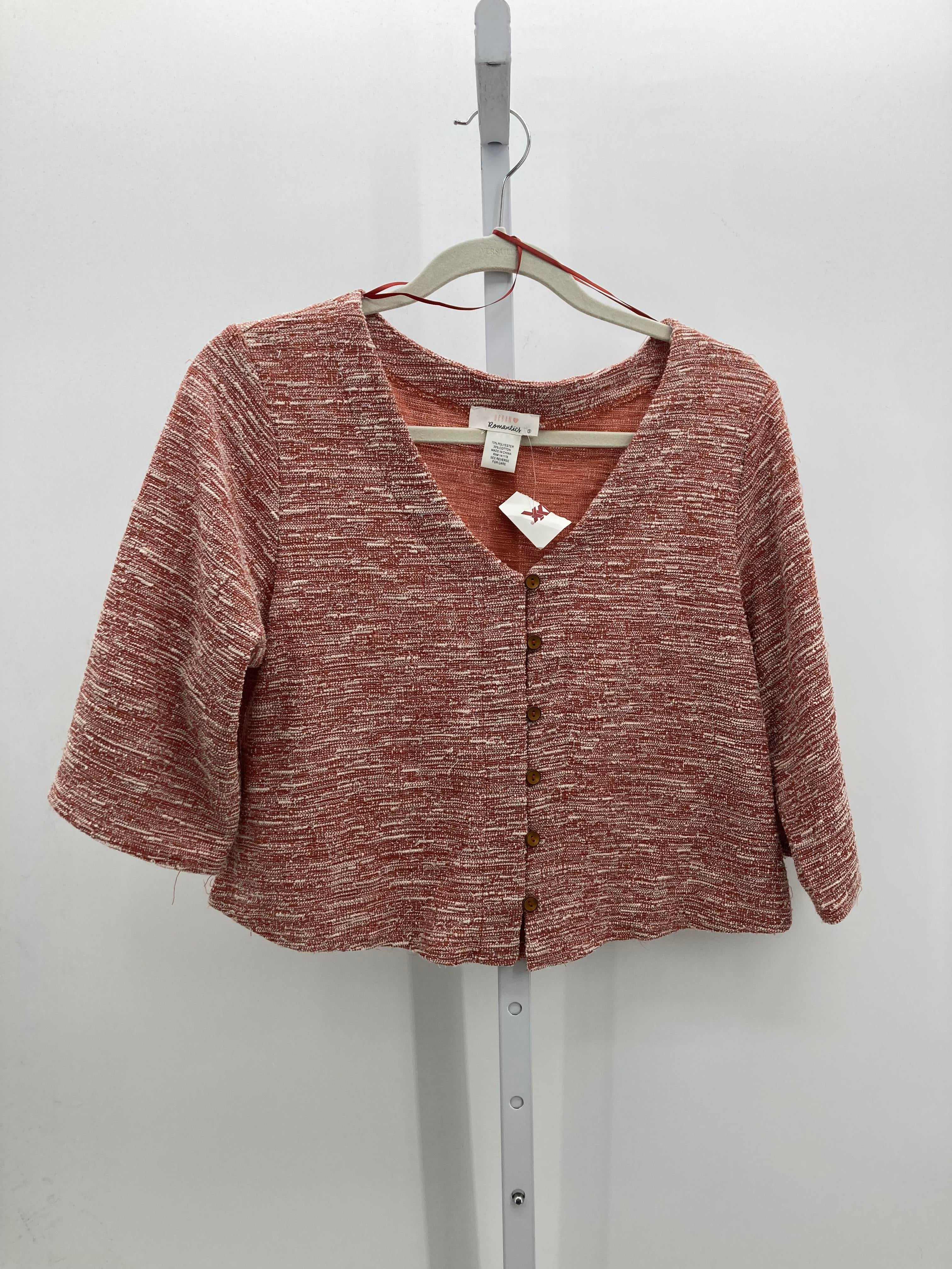 Size Small Juniors Short Sleeve Sweater
