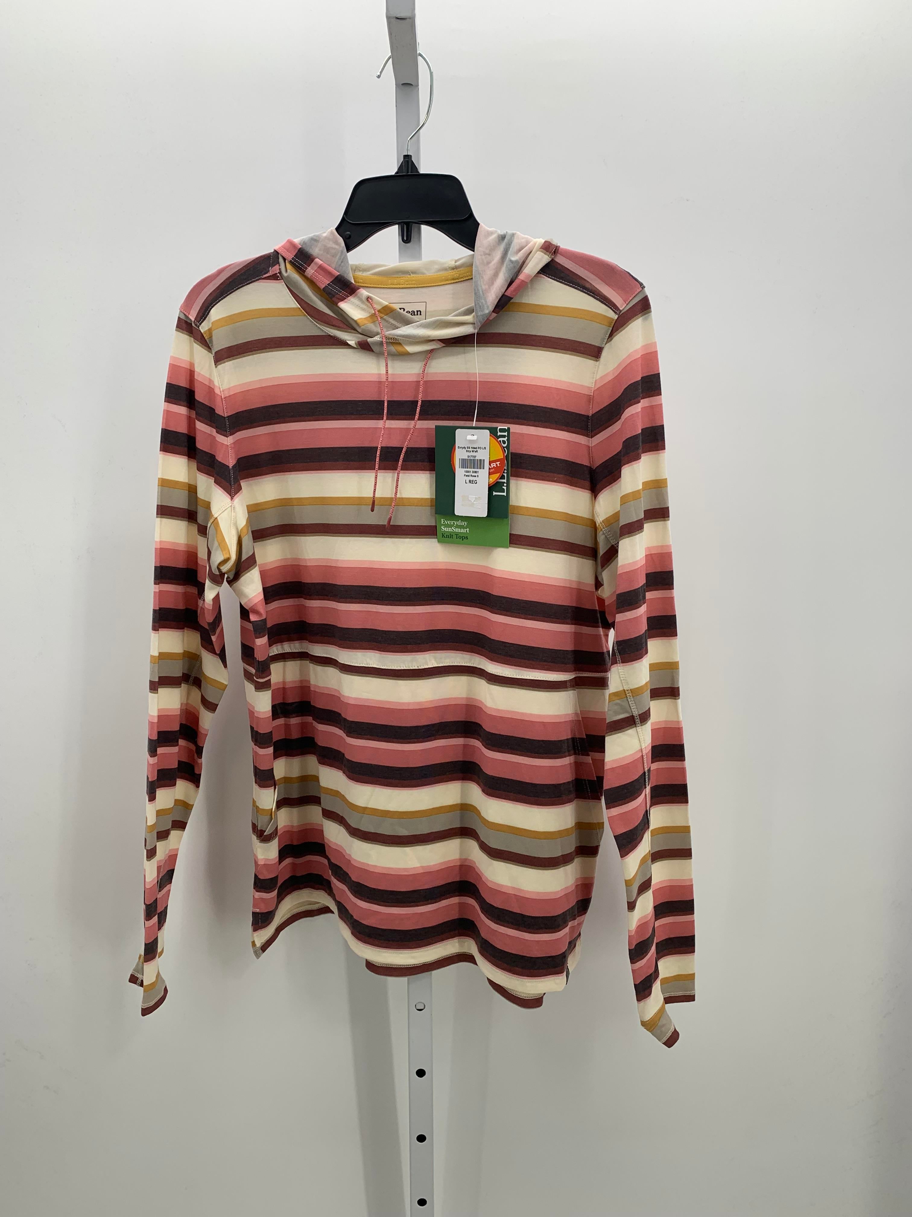 LL Bean Size Large Misses Long Sleeve Shirt