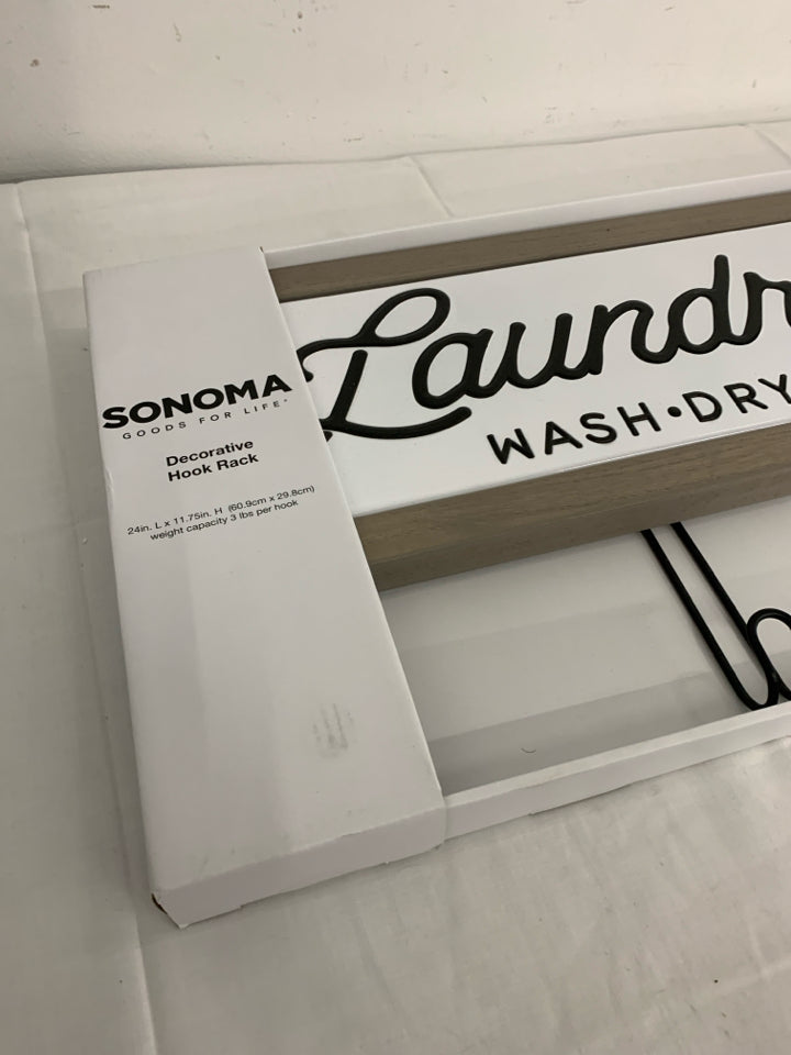 NIB SONOMA LAUNDRY HOOKS.