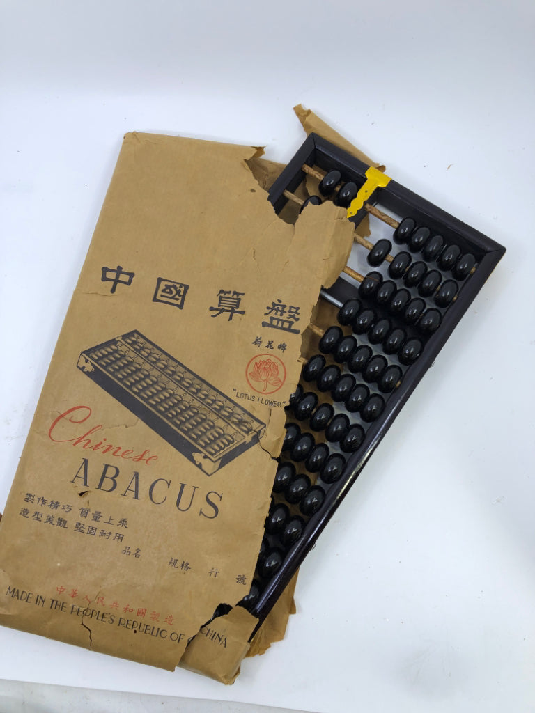 CHINESE ABACUS IN PAPER.