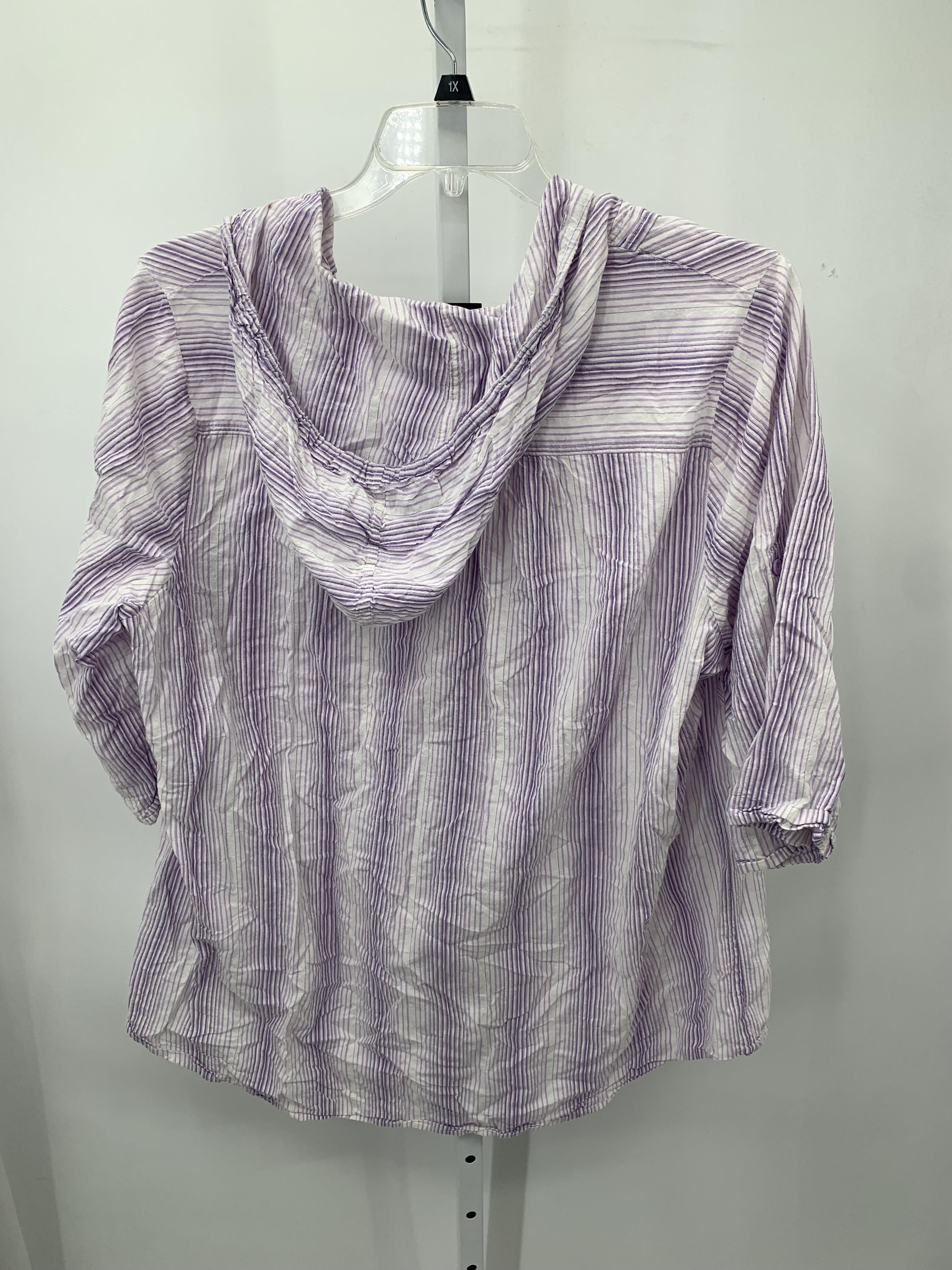 Lane Bryant Size 22/24 W Womens Short Sleeve Shirt
