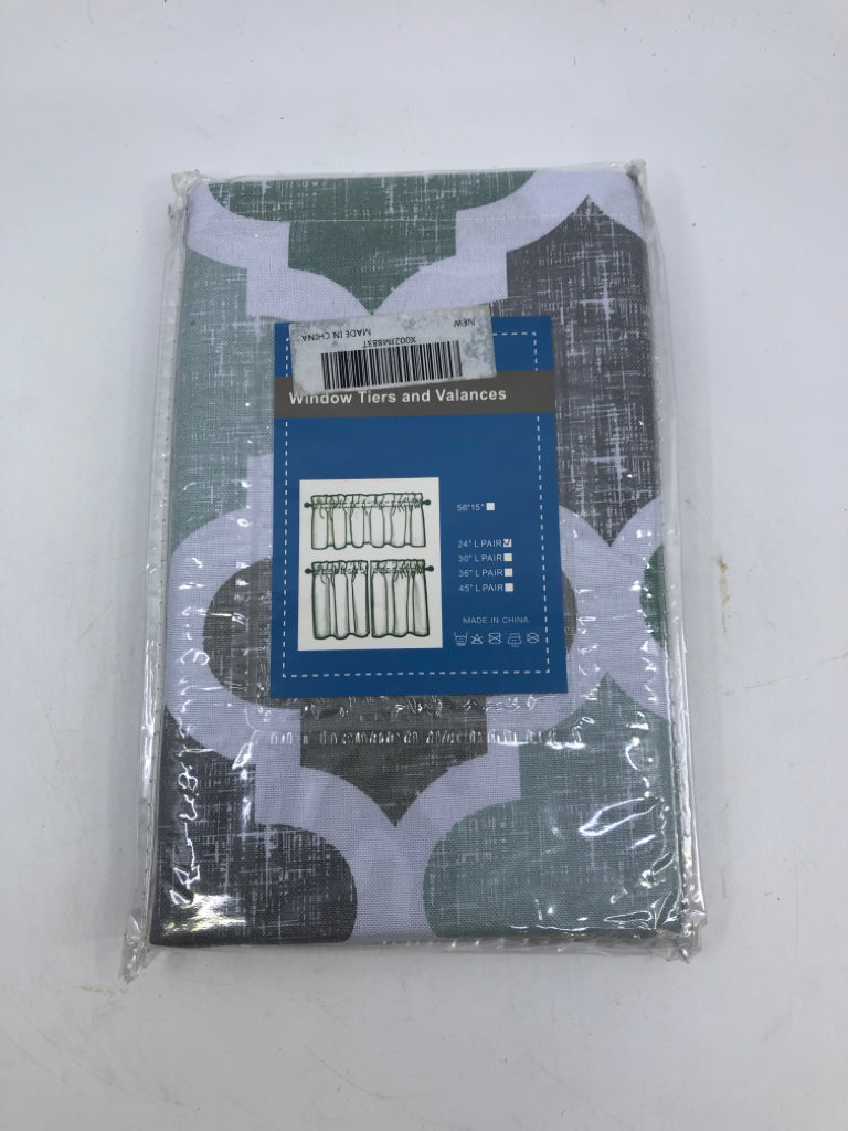 NIP WINDOW VALANCE PAIR.