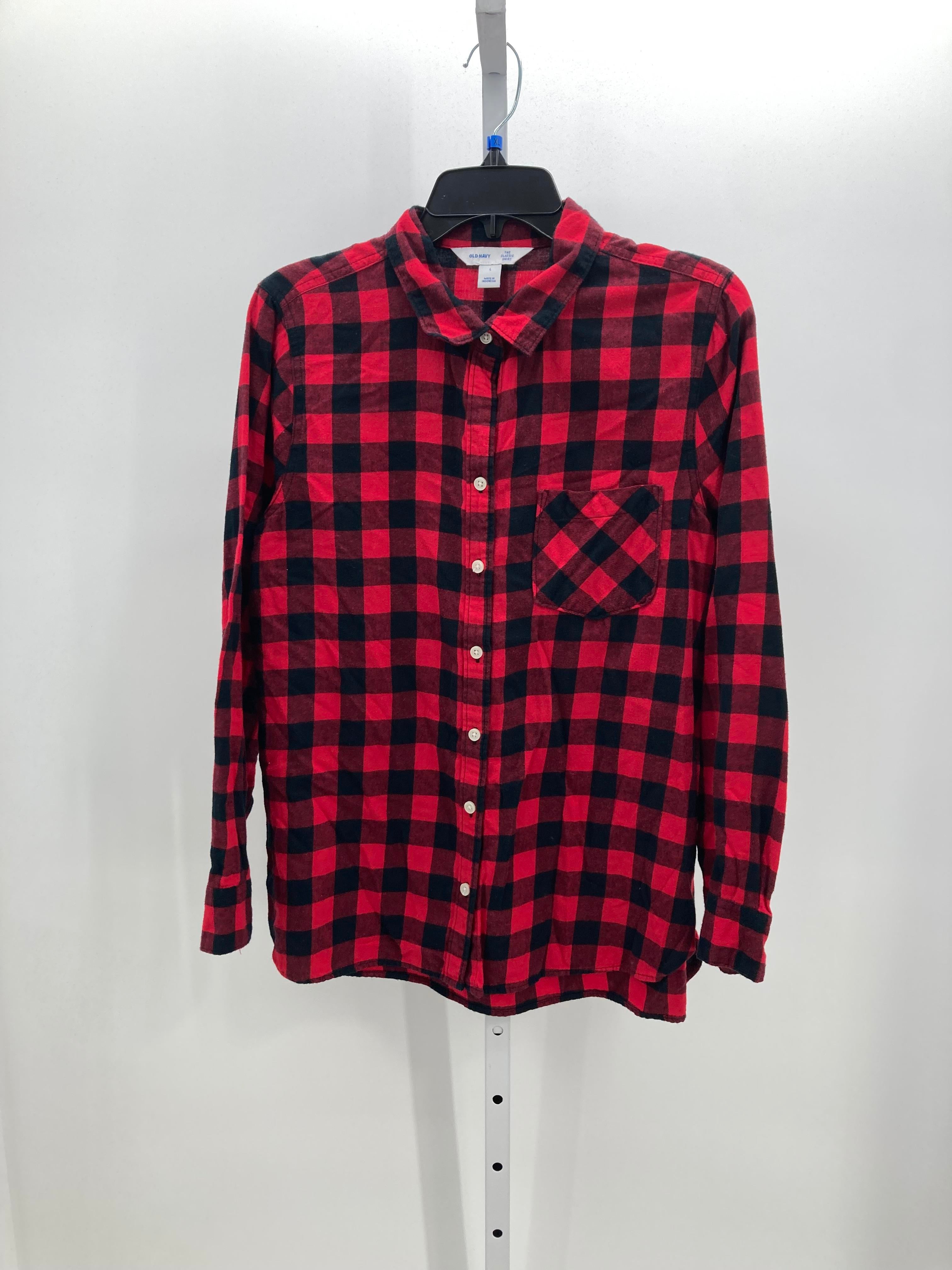Old Navy Size Large Misses Long Sleeve Shirt