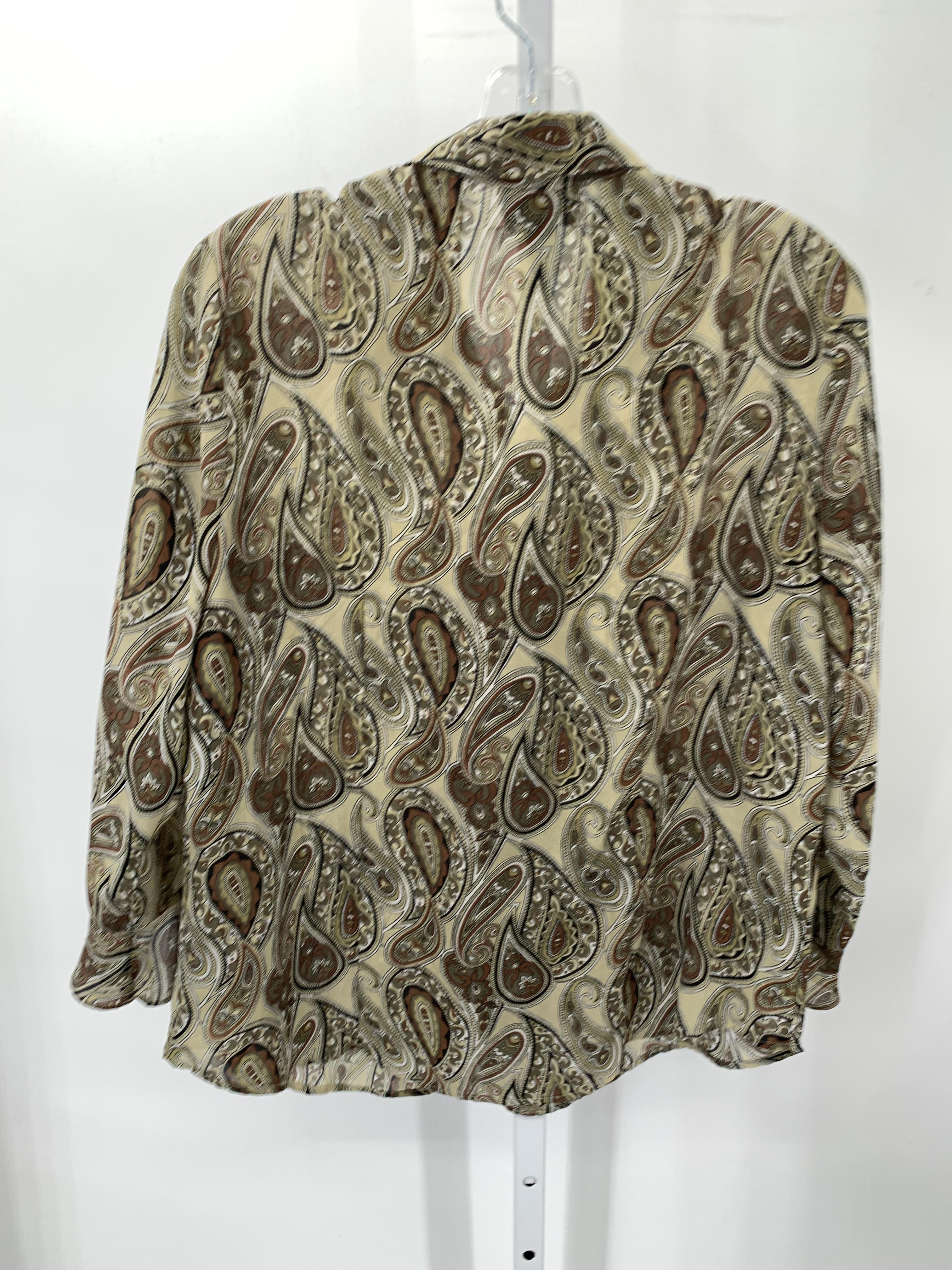 John Paul Richard Size Large Misses Long Sleeve Shirt