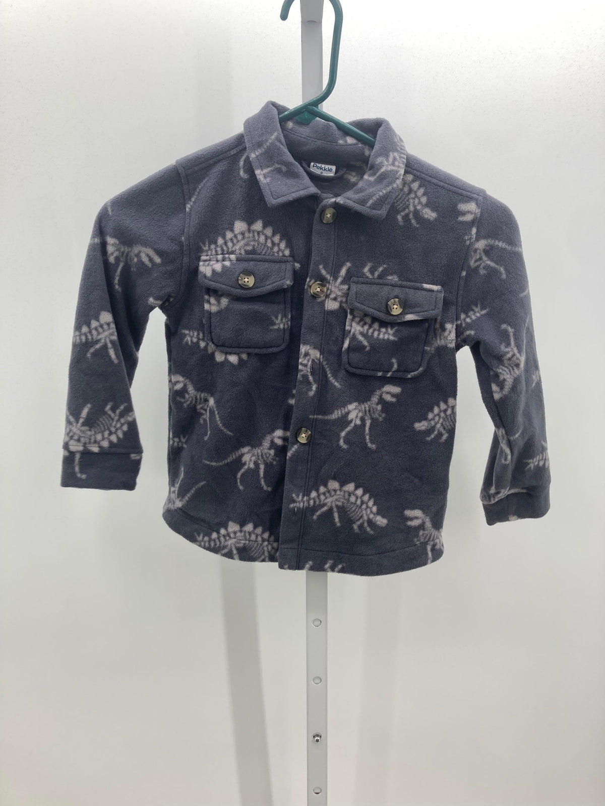 DINO FOSSILS FLEECE.