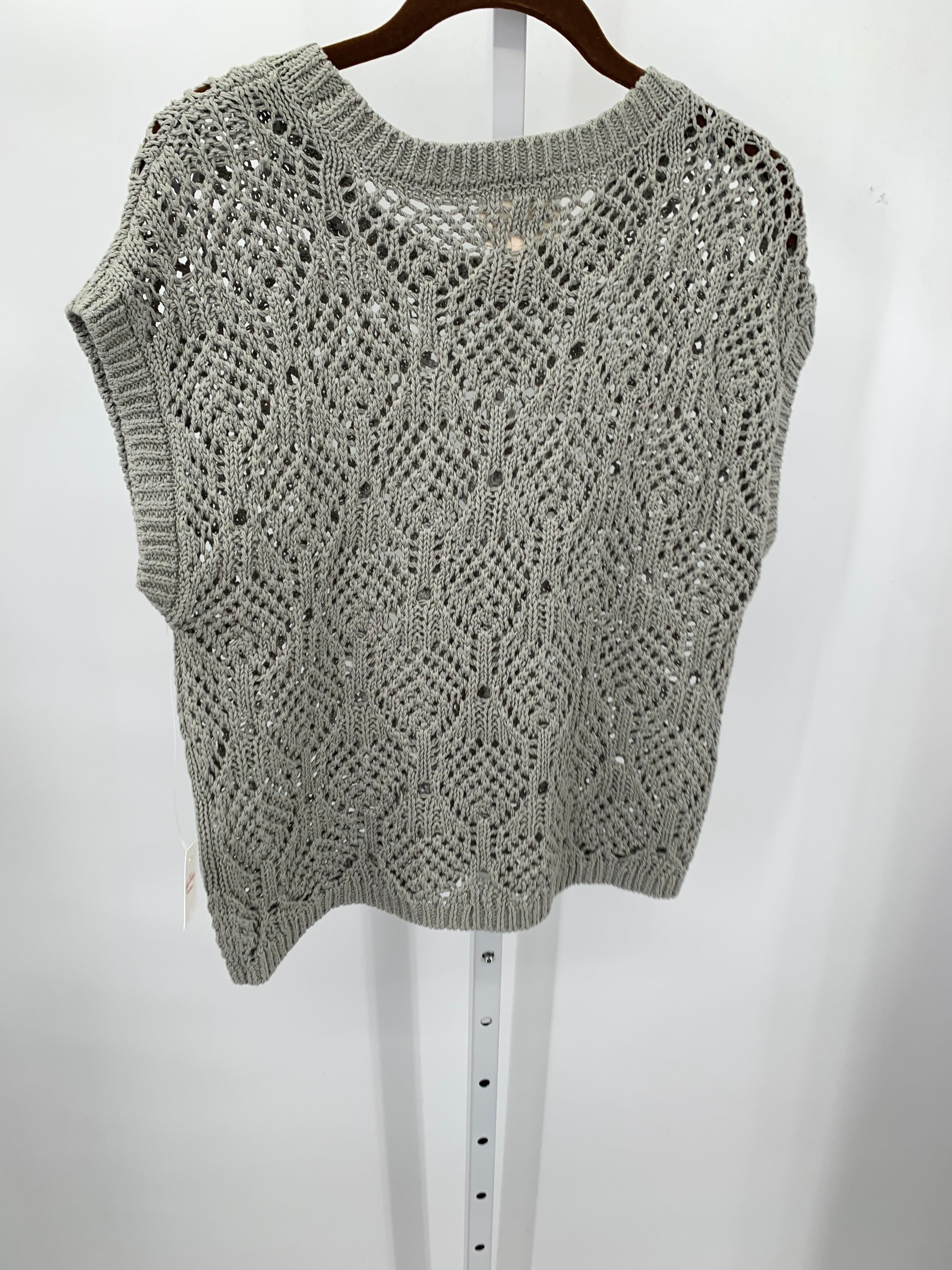 Lucky Brand Size Small Misses Short Slv Sweater
