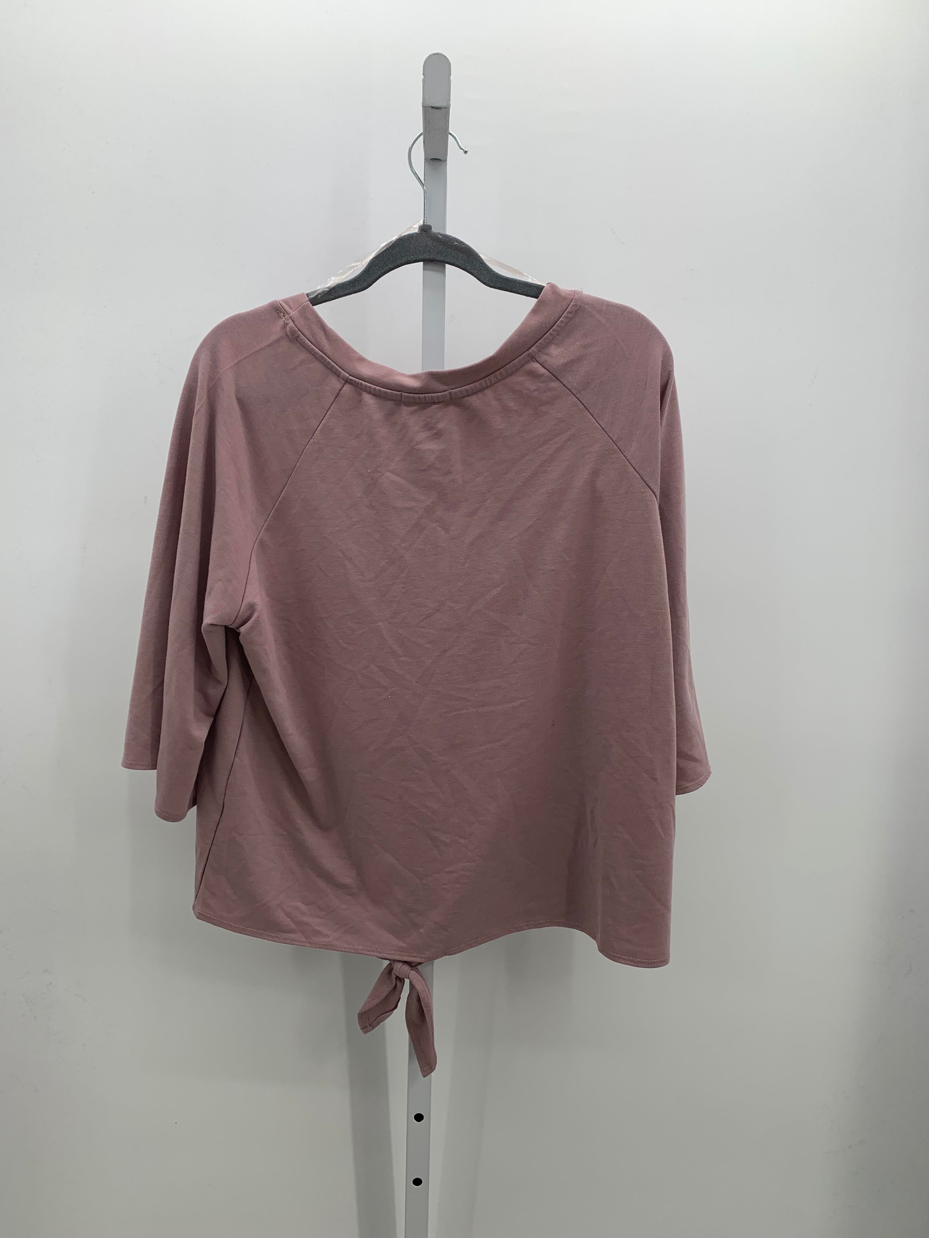 Heart & Hips Size Medium Misses Short Sleeve Shirt