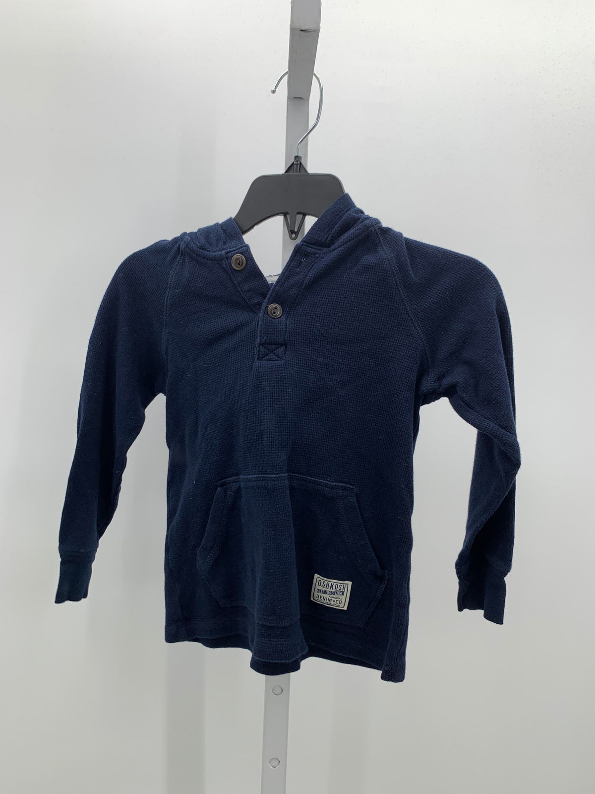 HOODED WAFFLE KNIT