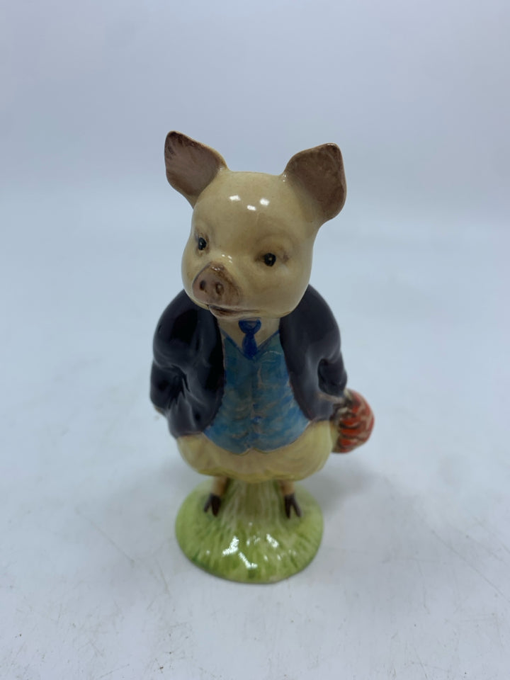 VTG BEATRIX POTTER "PIGLING BLAND" FIGURINE.