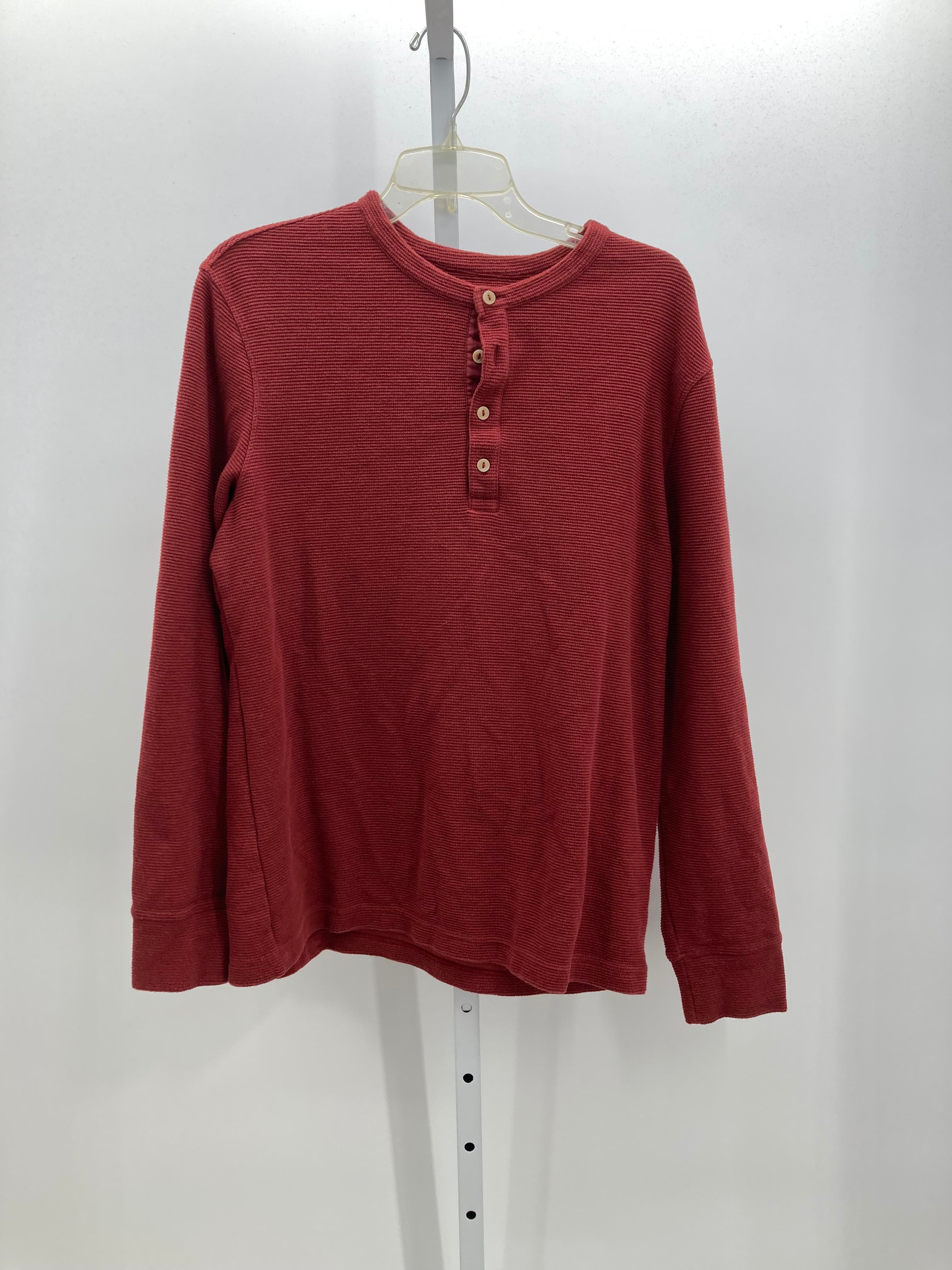 HENLEY WAFFLE KNIT