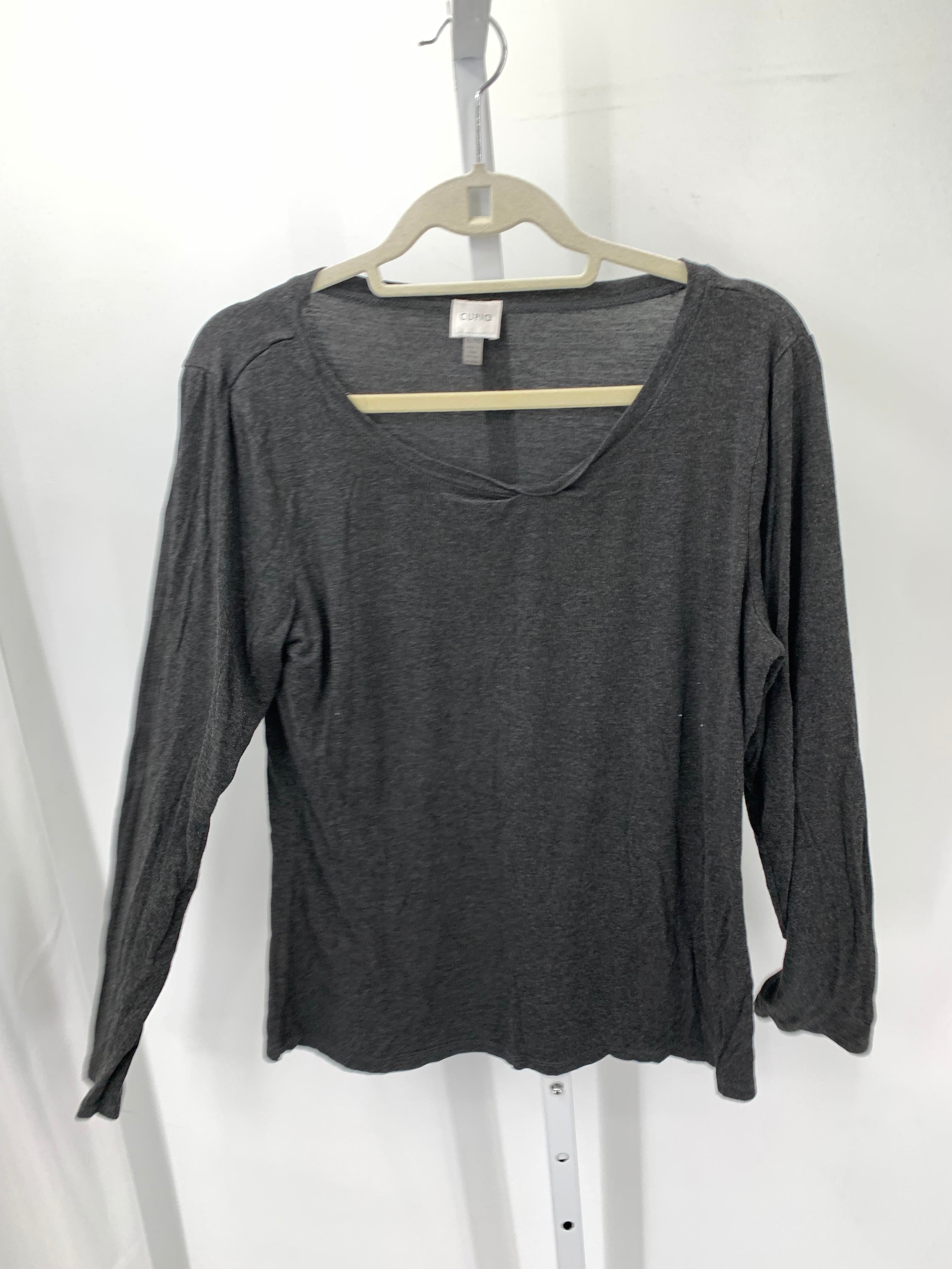 Cupio Size Extra Large Misses Long Sleeve Shirt