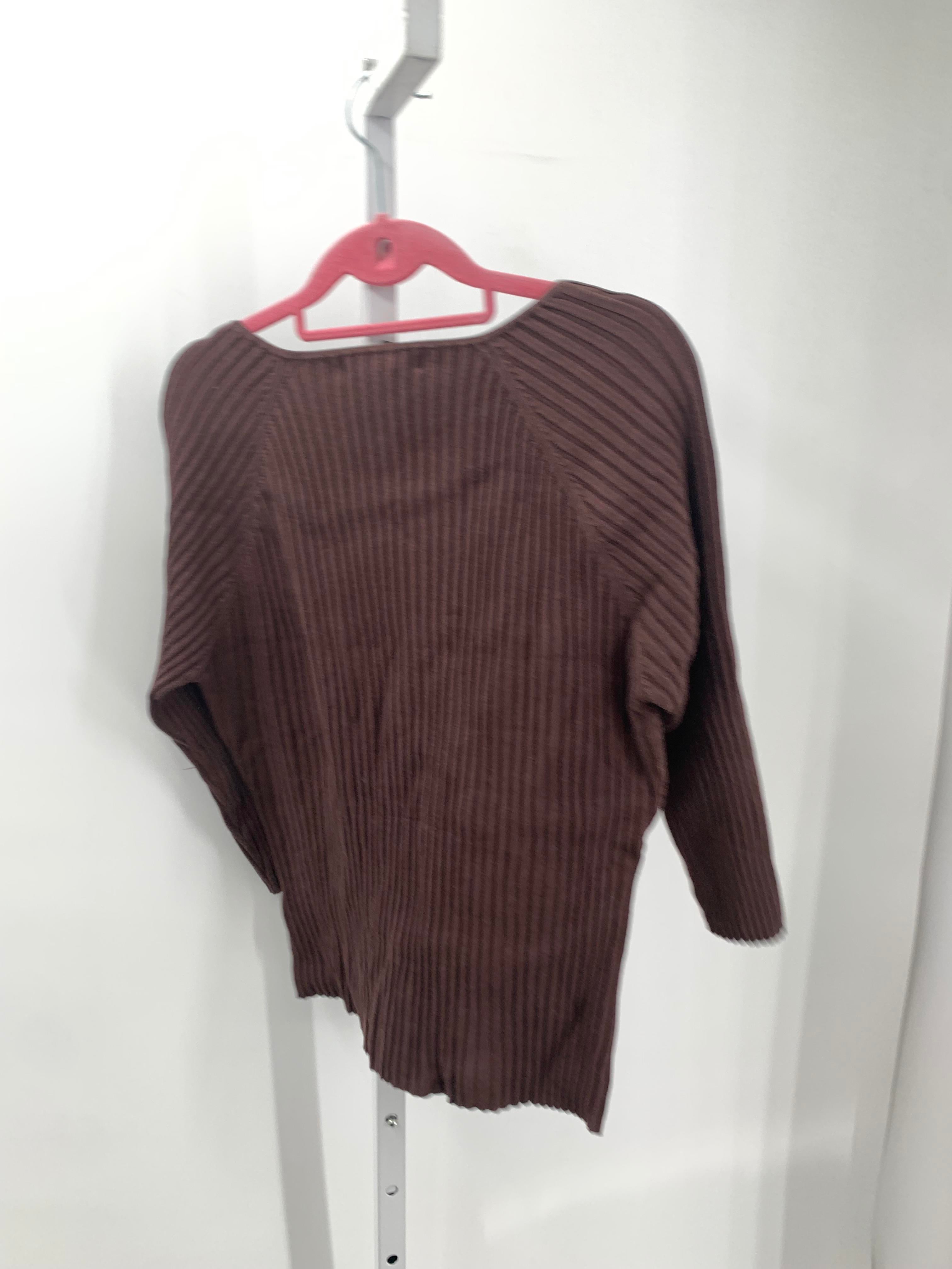 August Silk Size Extra Large Misses 3/4 Sleeve Sweater