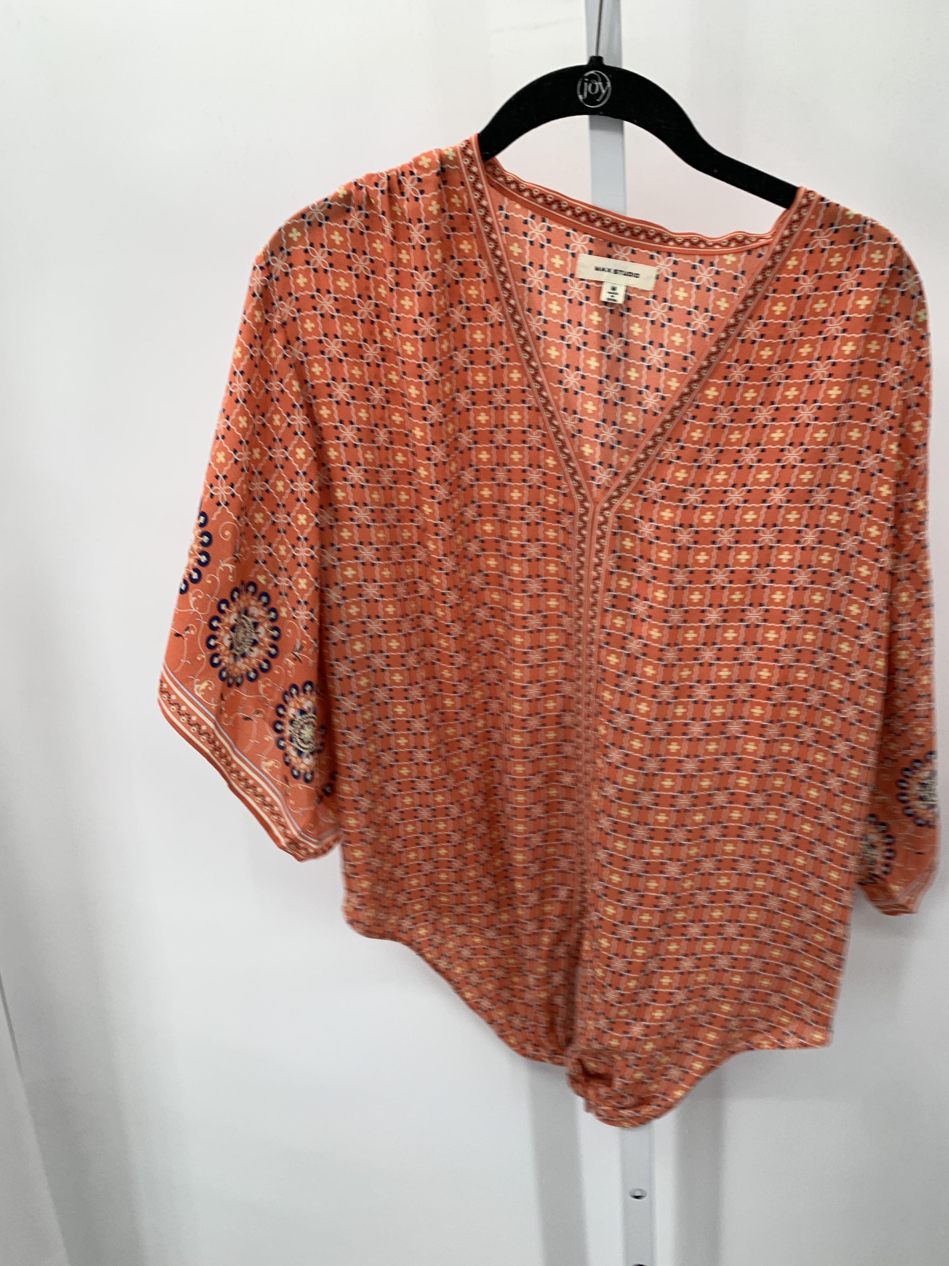 Max Studio Size Medium Misses Short Sleeve Shirt