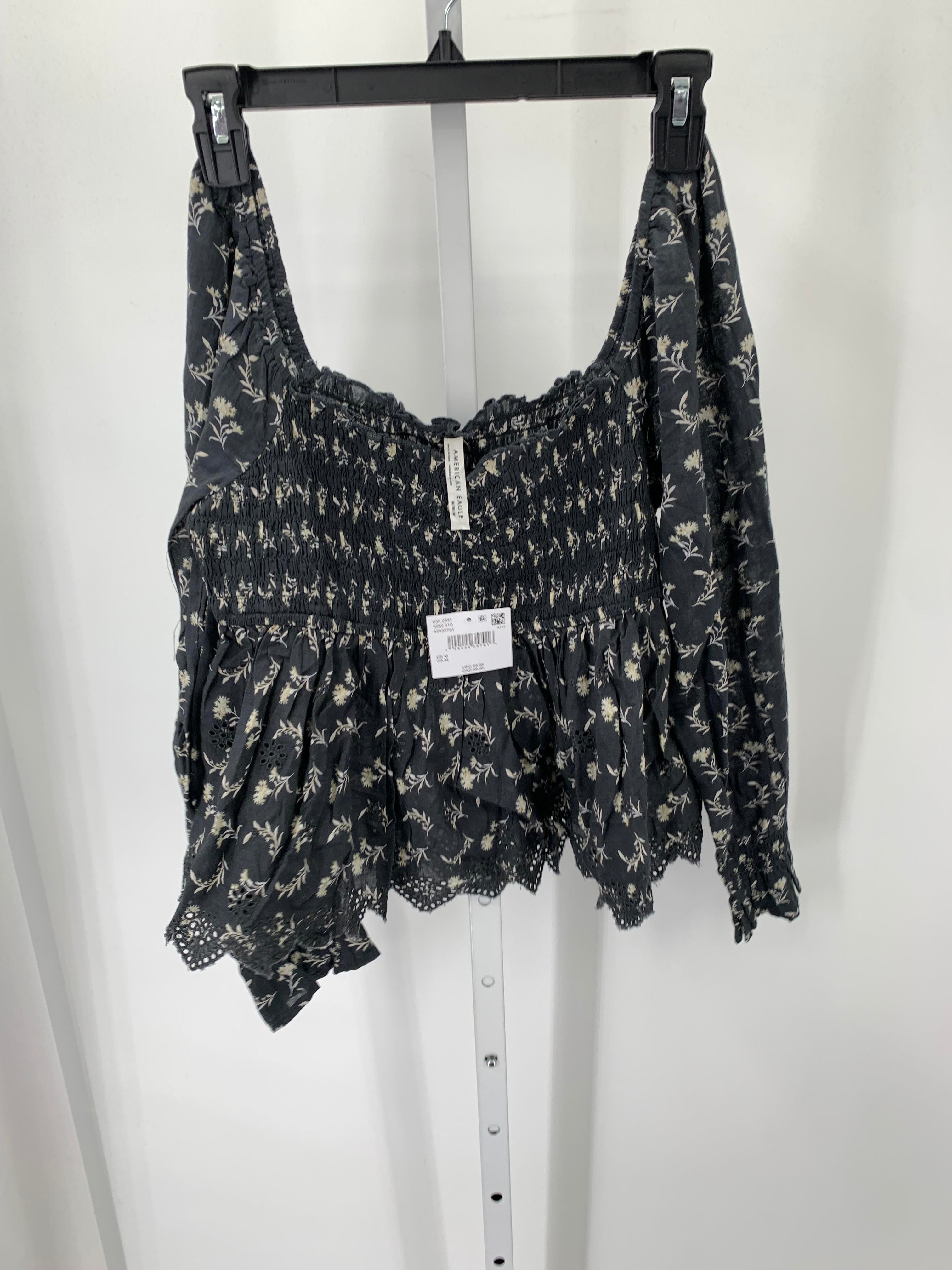 American Eagle Size Medium Juniors Long Sleeve Shirt