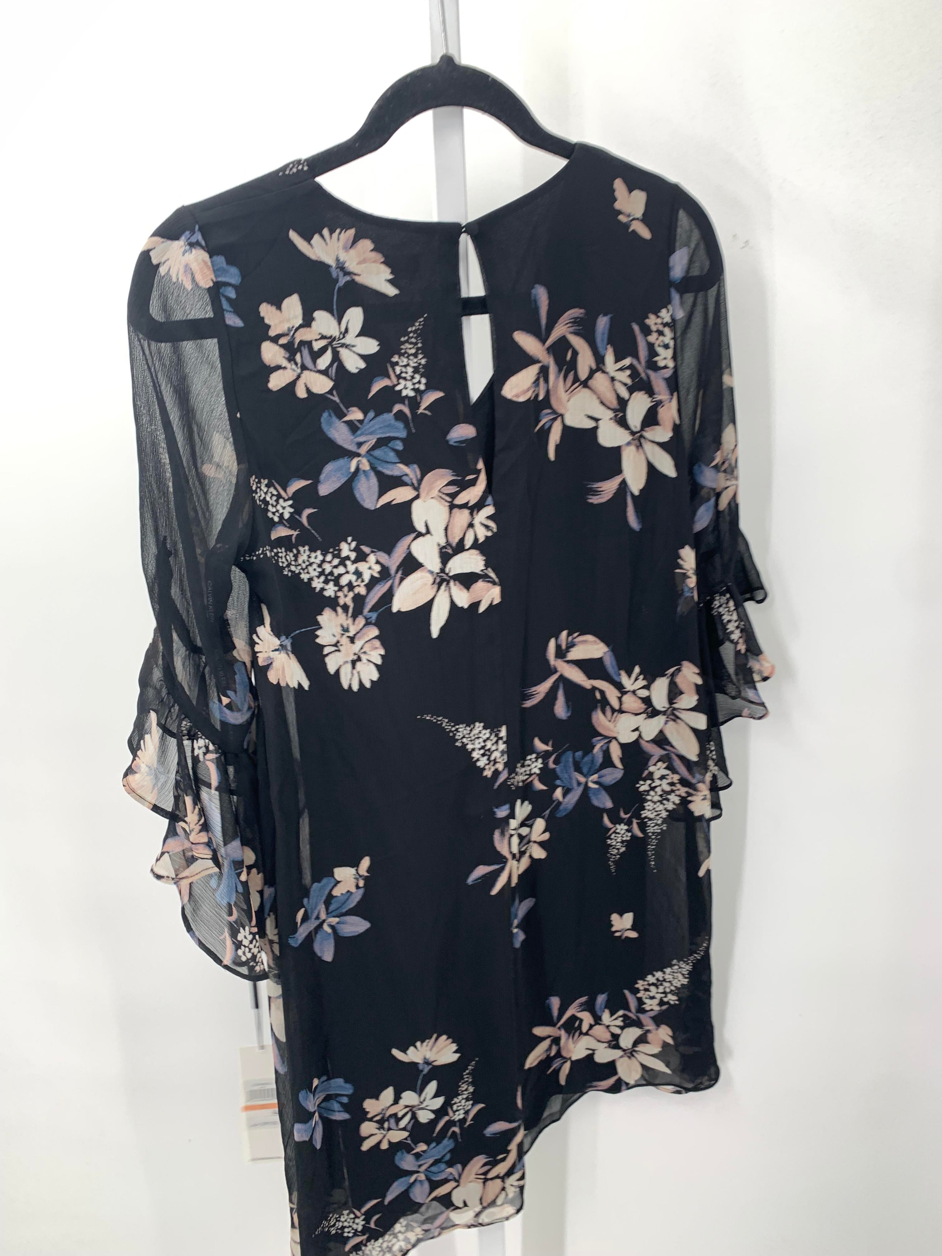 Calvin Klein Size 2 Misses 3/4 Sleeve Dress