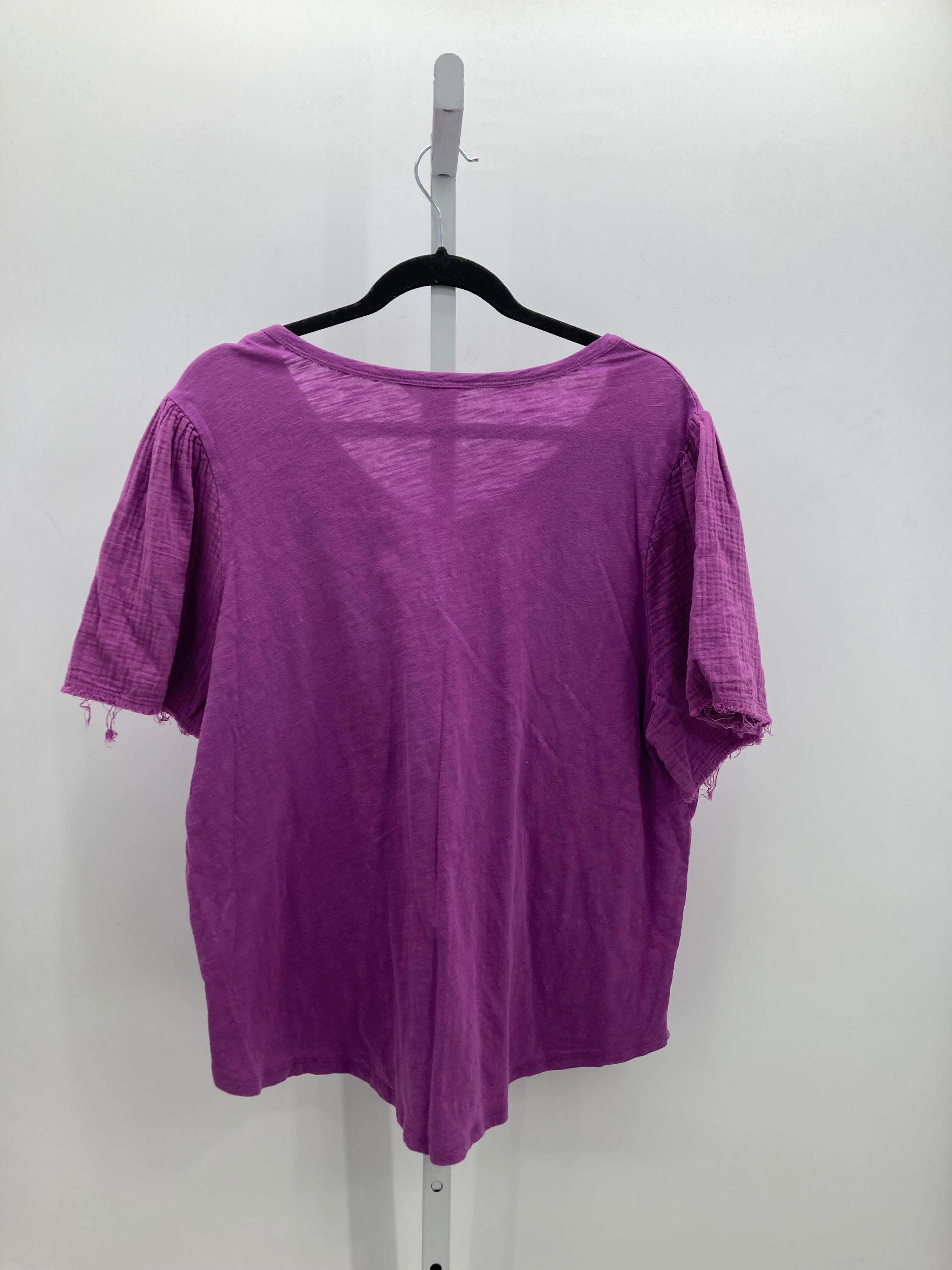 Time and Tru Size XXL Misses Short Sleeve Shirt