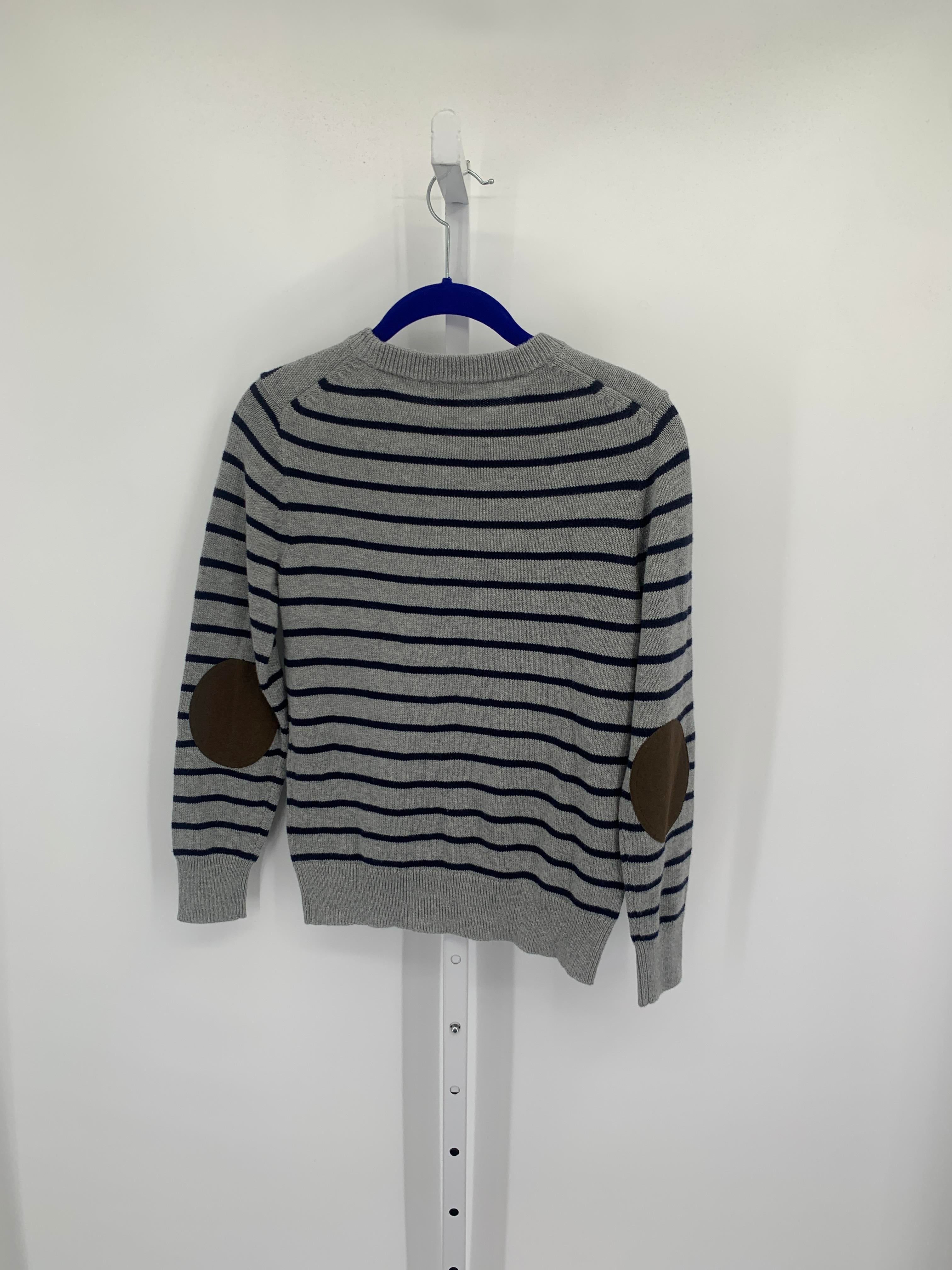 NAVY STRIPES KNIT SWEATER