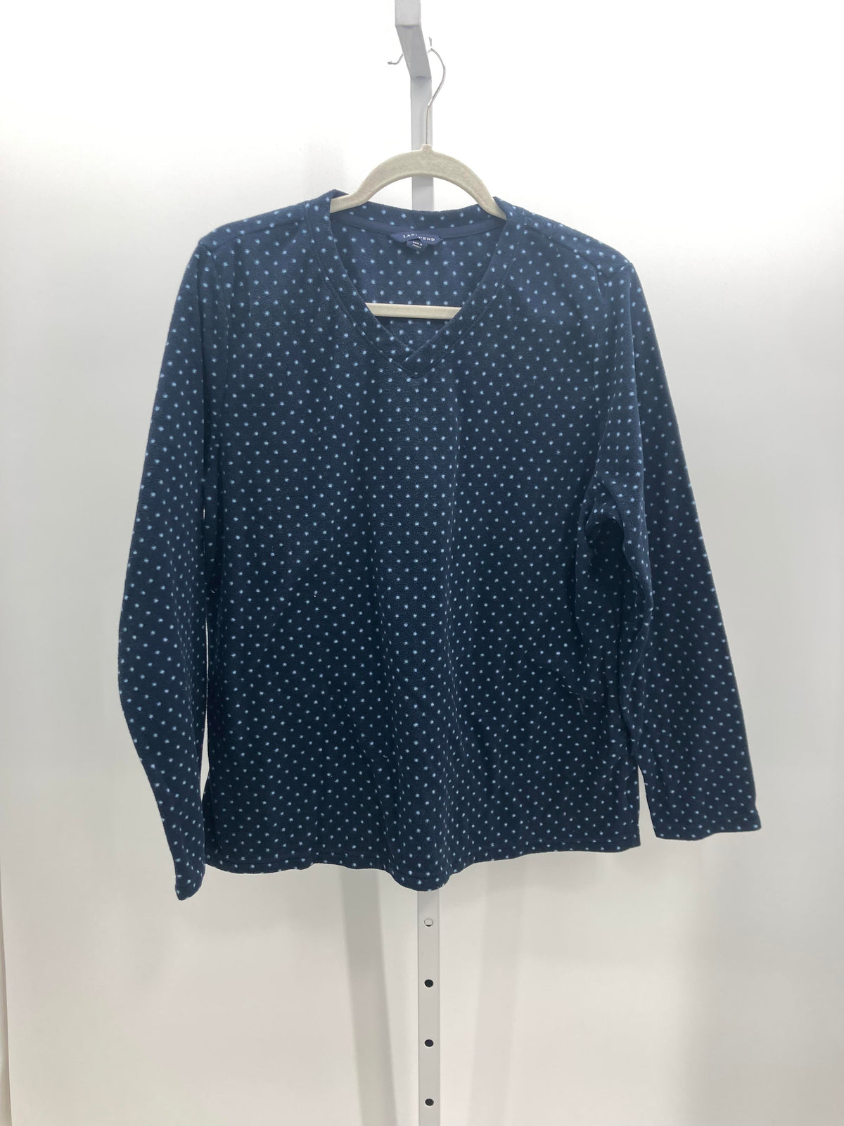 Lands End Size Extra Large Misses Long Sleeve Shirt