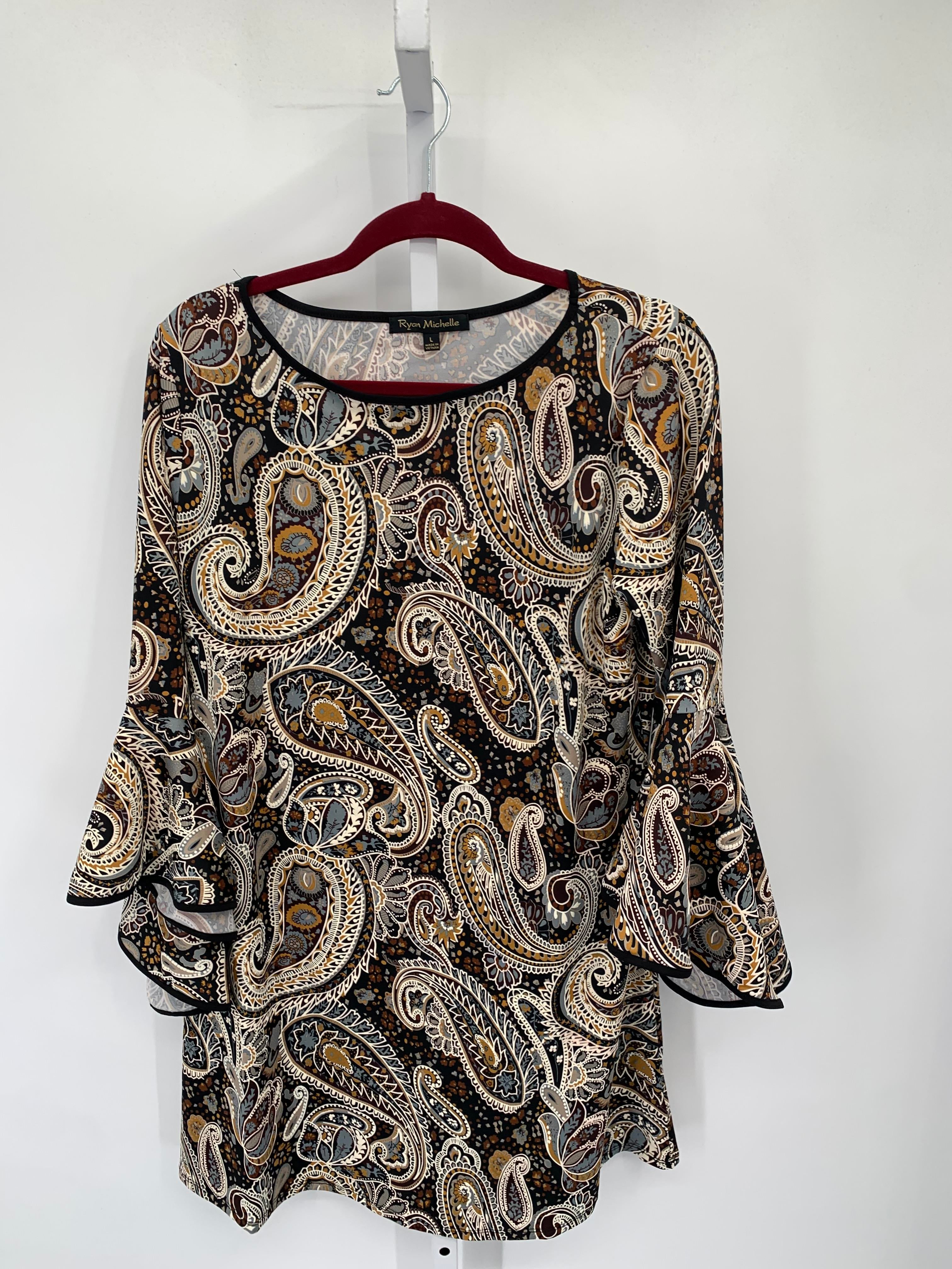 Size Large Misses Long Sleeve Dress