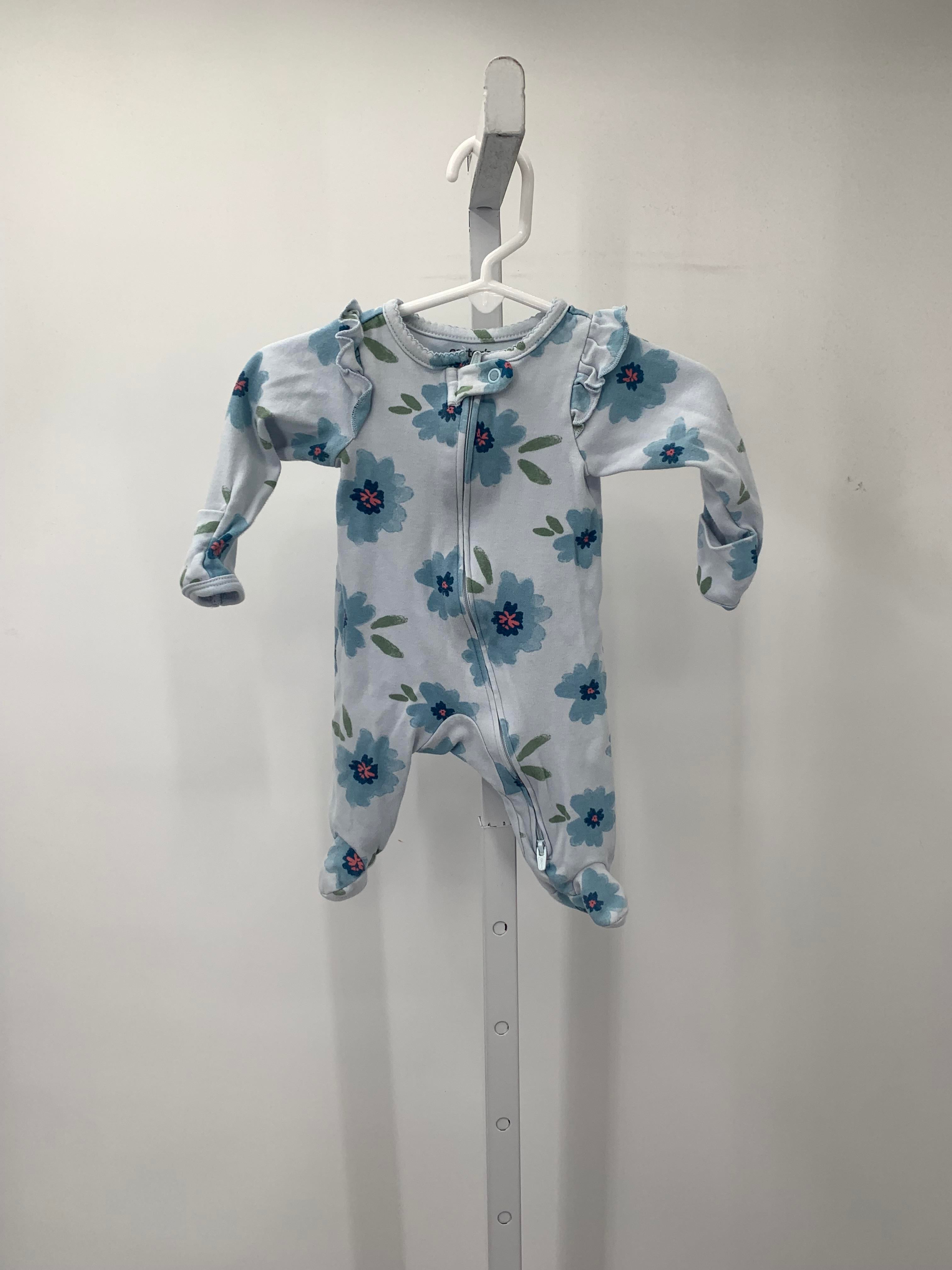 Carters Size Newborn Girls Long Slv. Romper