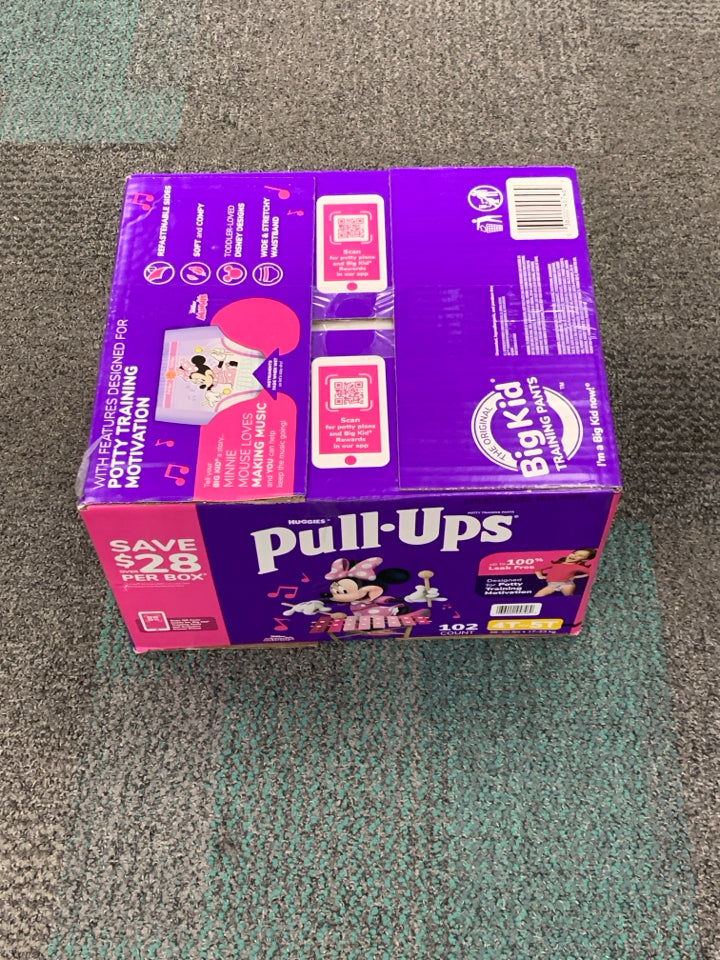 Huggies Pull-Ups Size 4T-5T (38-50 POUNDS) 102 COUNT