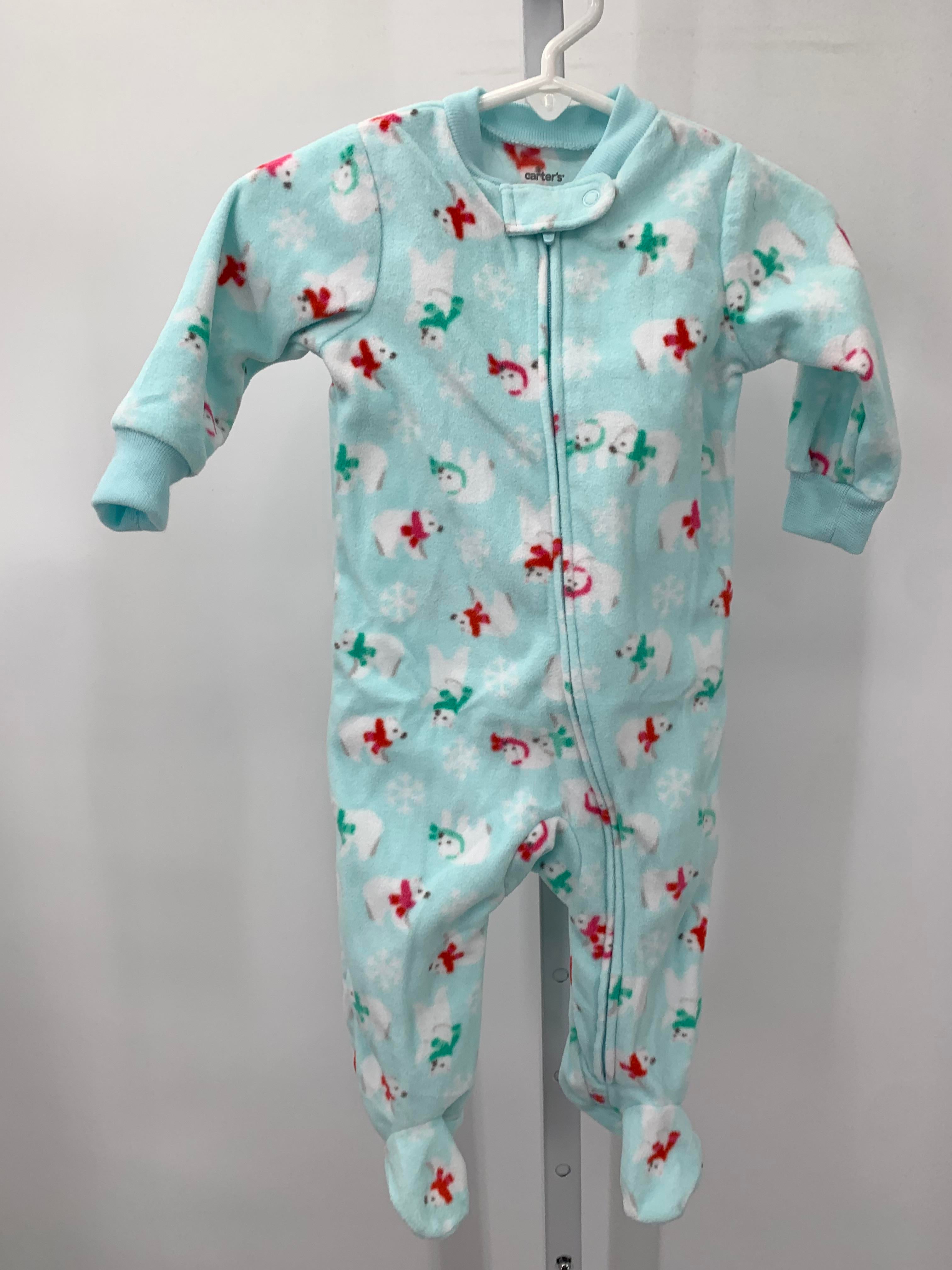 Carters Size 6 Months Girls Long Slv. Romper