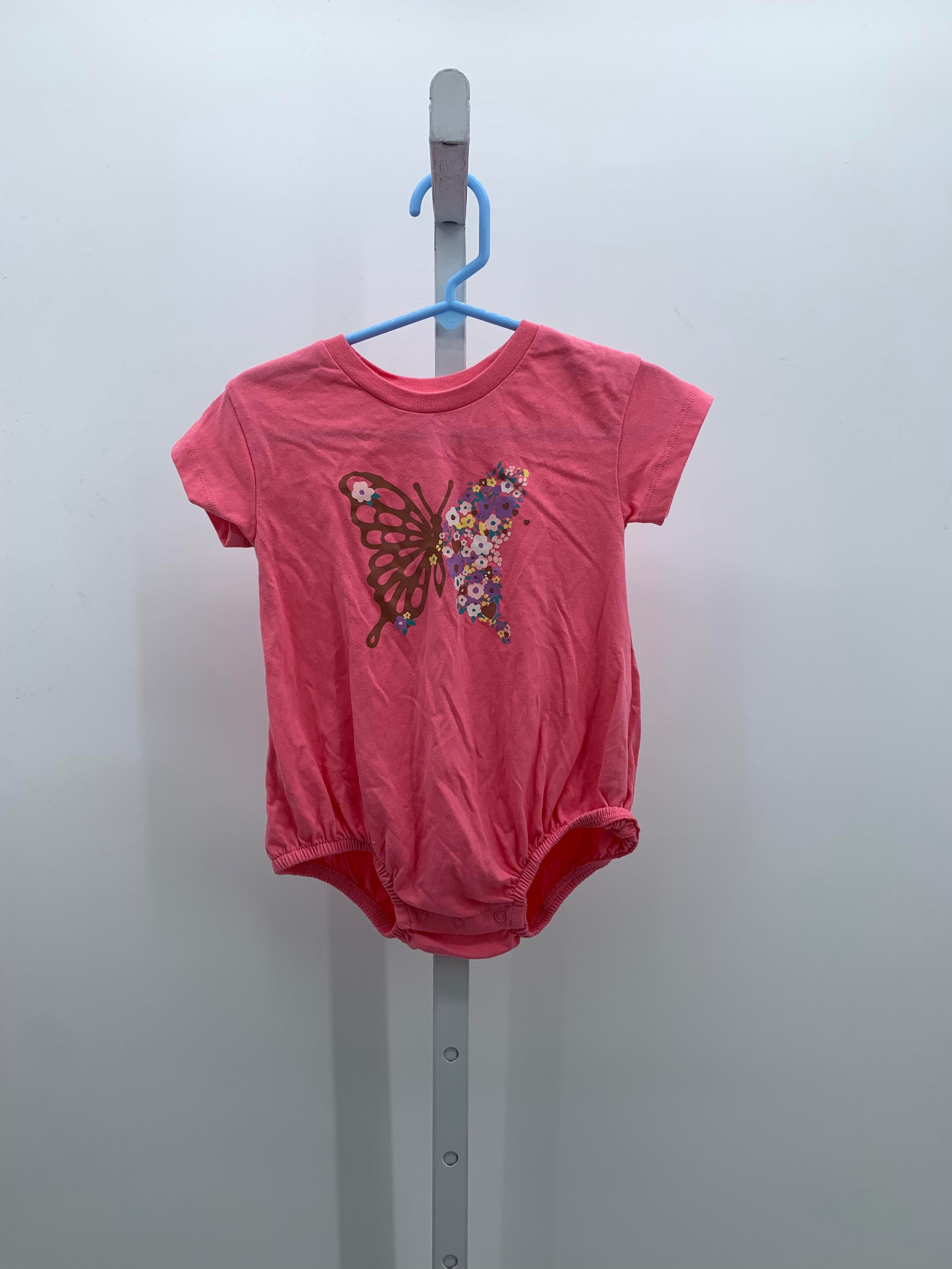 Okie Dokie Size 12 Months Girls Short Slv. Romper