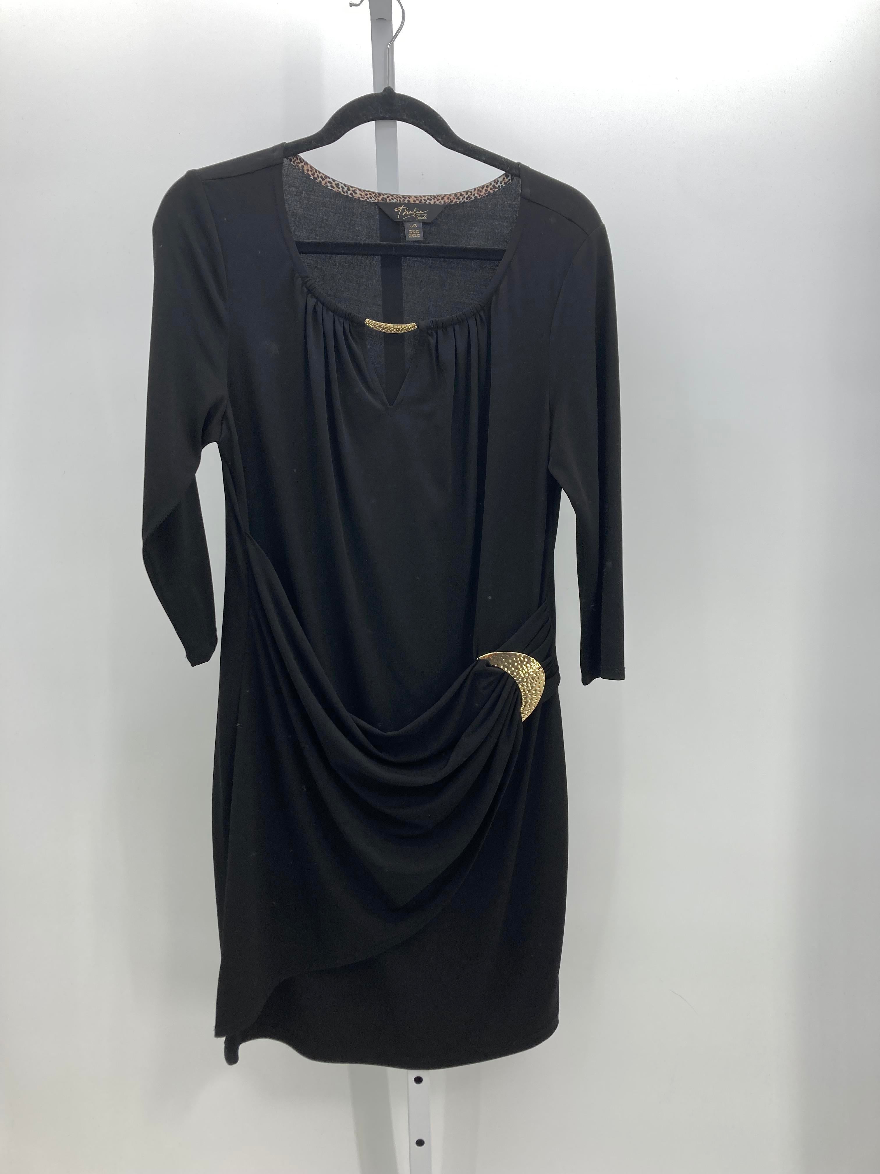 Thalia Sodi Size Large Misses 3/4 Sleeve Dress