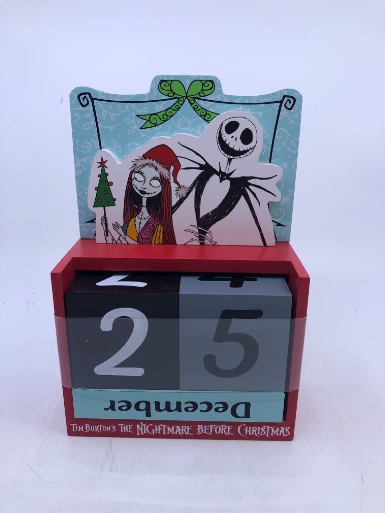 NIP 25 DAYS TILL CHRISTMAS BLOCK CALENDAR THE NIGHTMARE BEFORE CHRISTMAS.