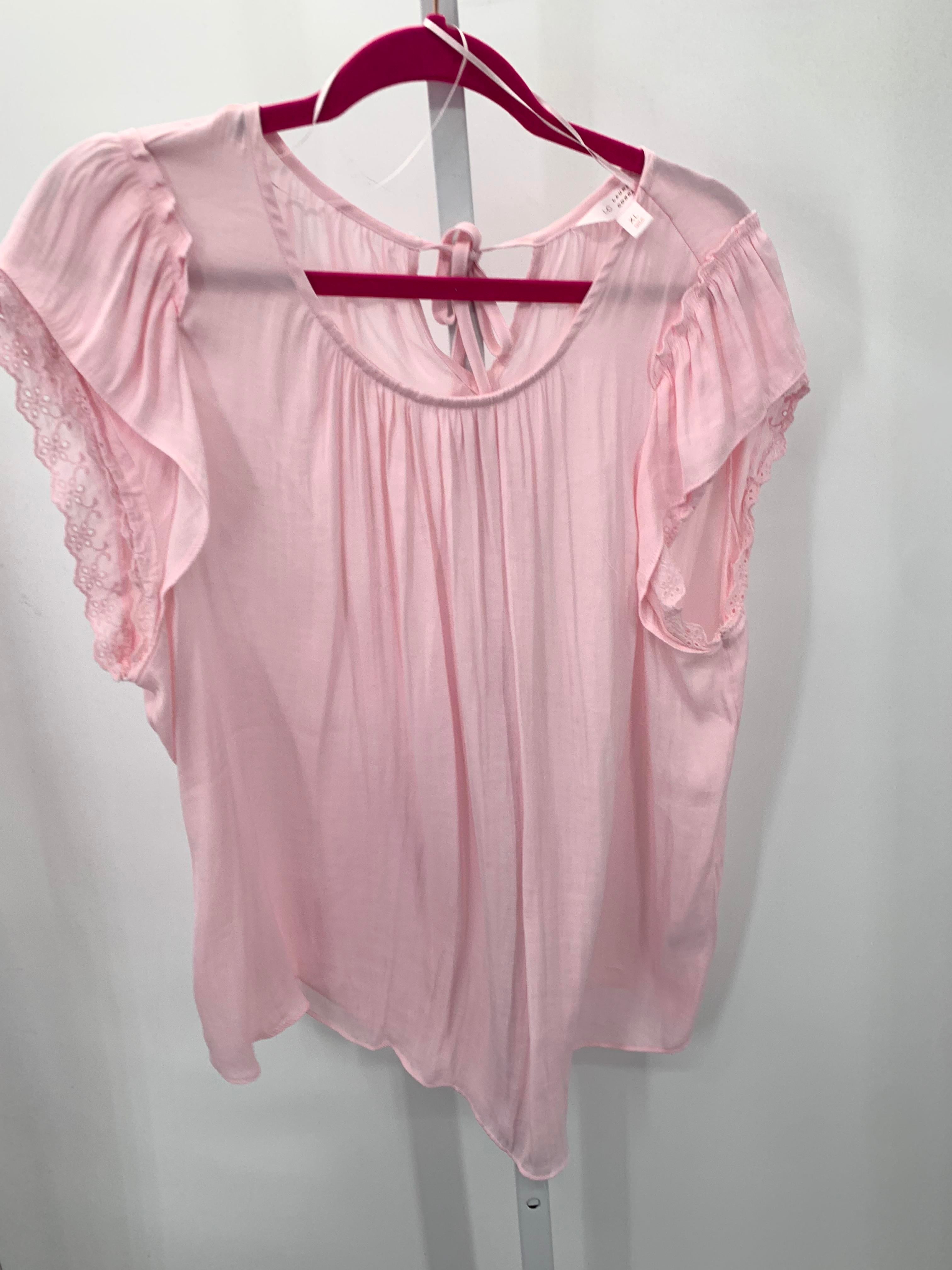 Lauren Conrad Size Extra Large Misses Short Sleeve Shirt