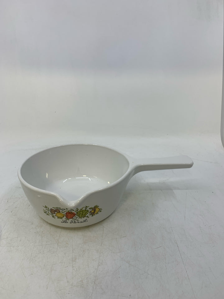 VTG SPICE OF LIFE SAUCE PAN W/ LID.