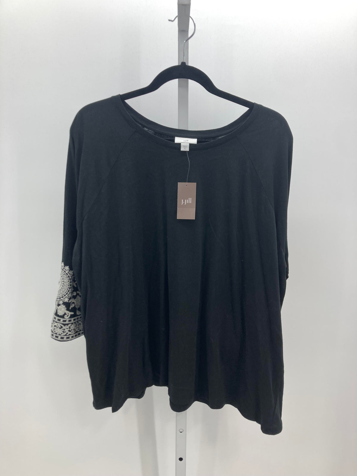 J-Jill Size Extra Large Misses 3/4 Sleeve Shirt