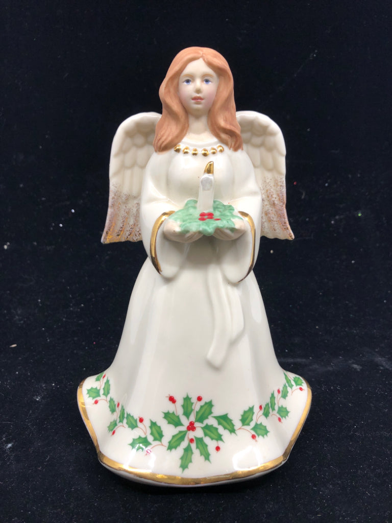 LENOX ANGEL HOLDING CANDLE.