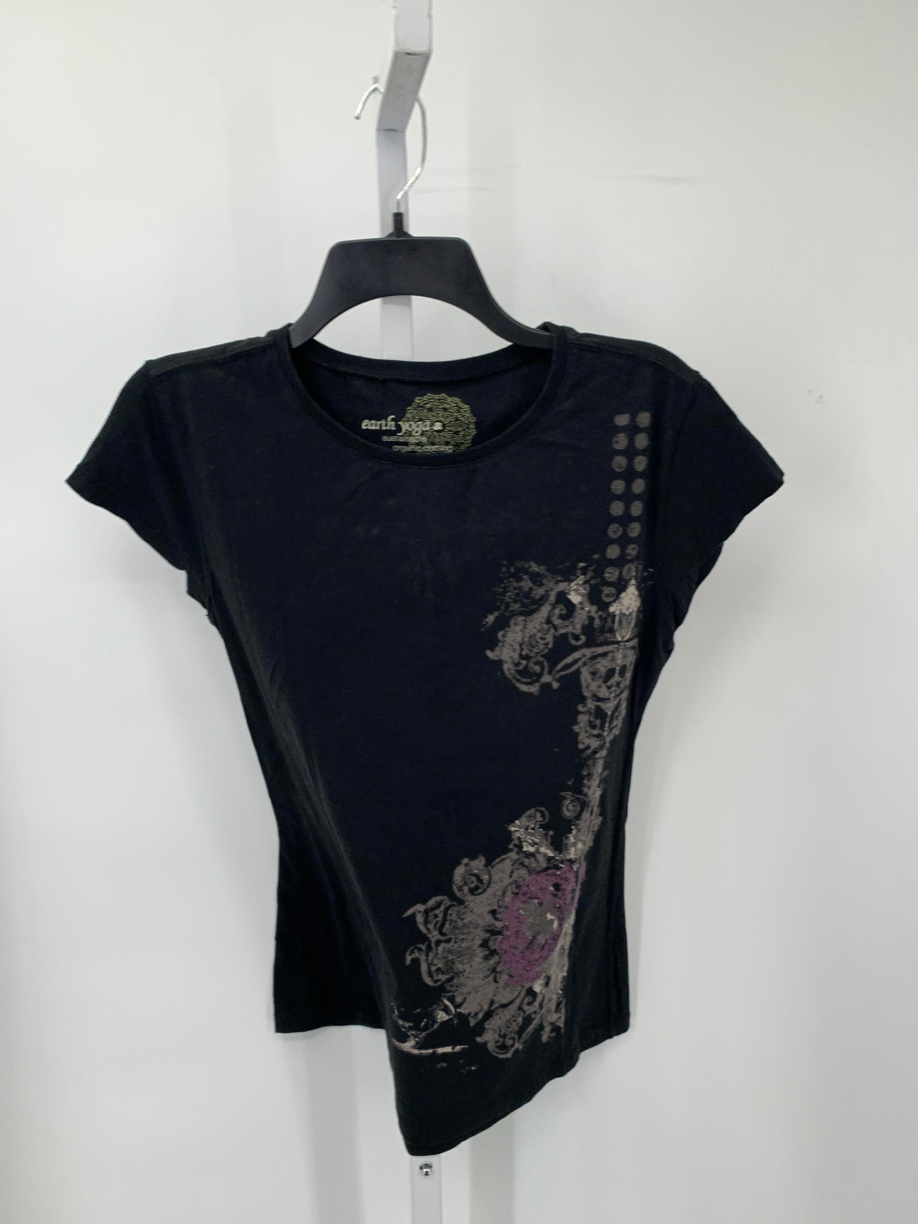 Earth Yoga Size Large Misses Short Sleeve Shirt