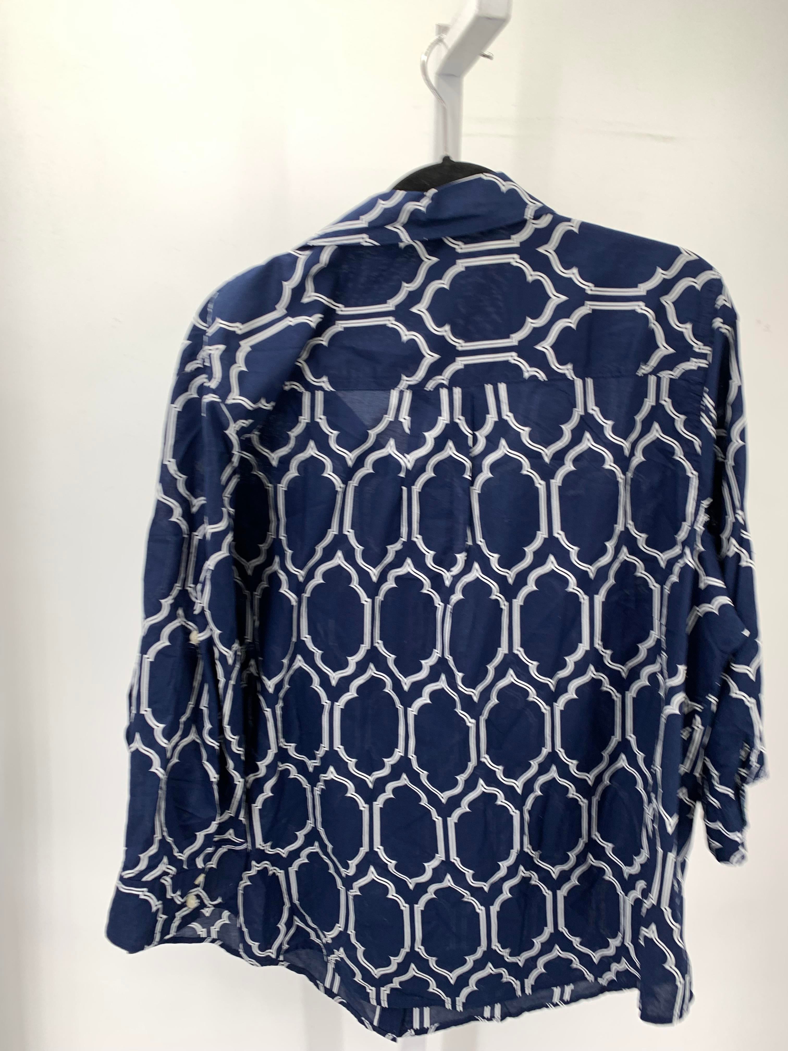 St. Johns Bay Size 3X Womens Long Sleeve Shirt