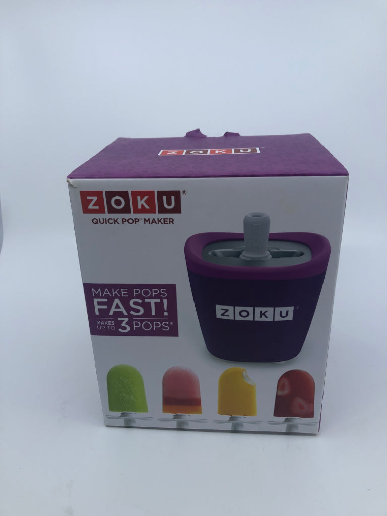 NIB ZOKU POPSICLE MAKER.