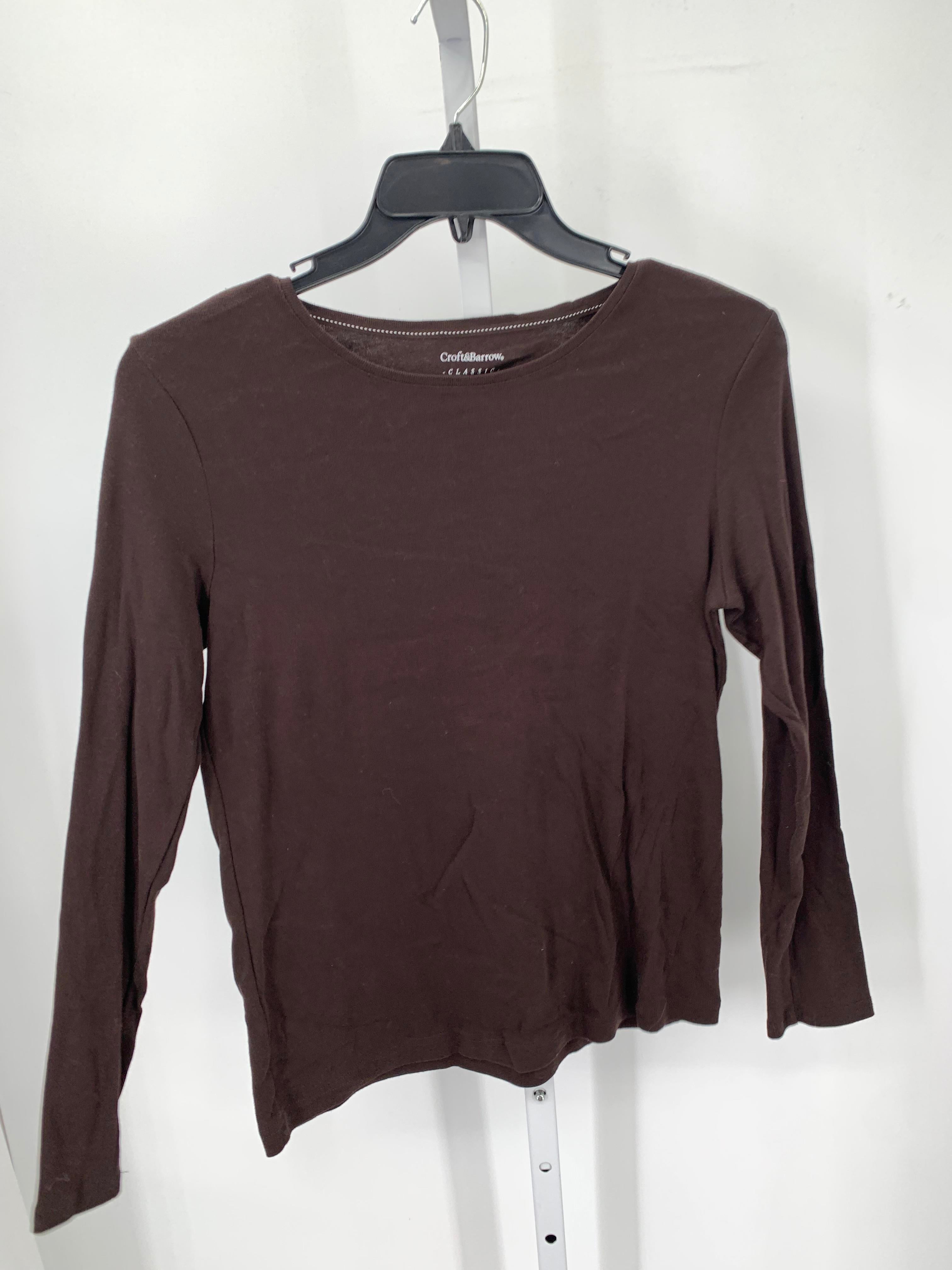 Croft & Barrow Size Medium Misses Long Sleeve Shirt