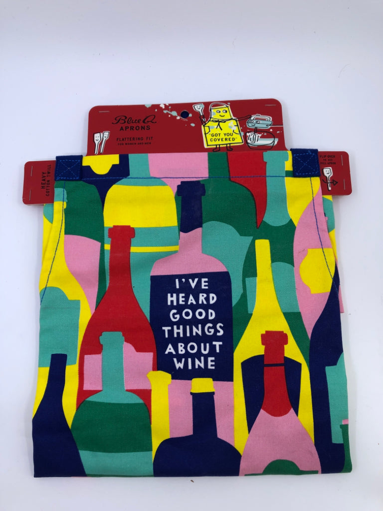 NIP I'VE HEARD COLORFUL WINE APRON.