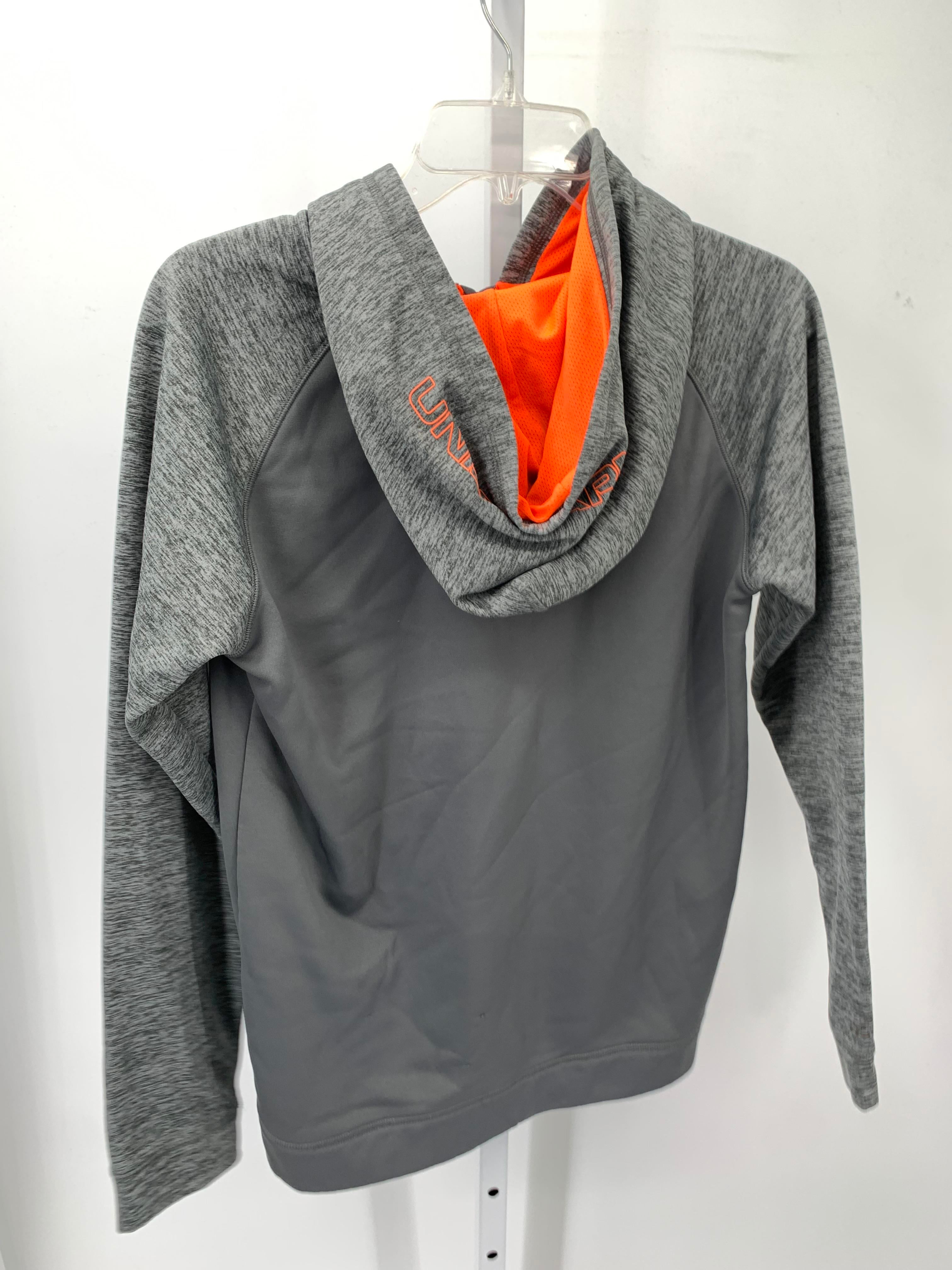 ORANGE HOODED KNIT