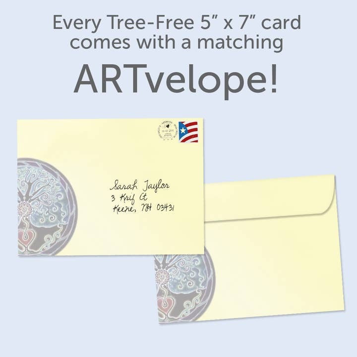Tree Of Life Blessing, Wedding Card