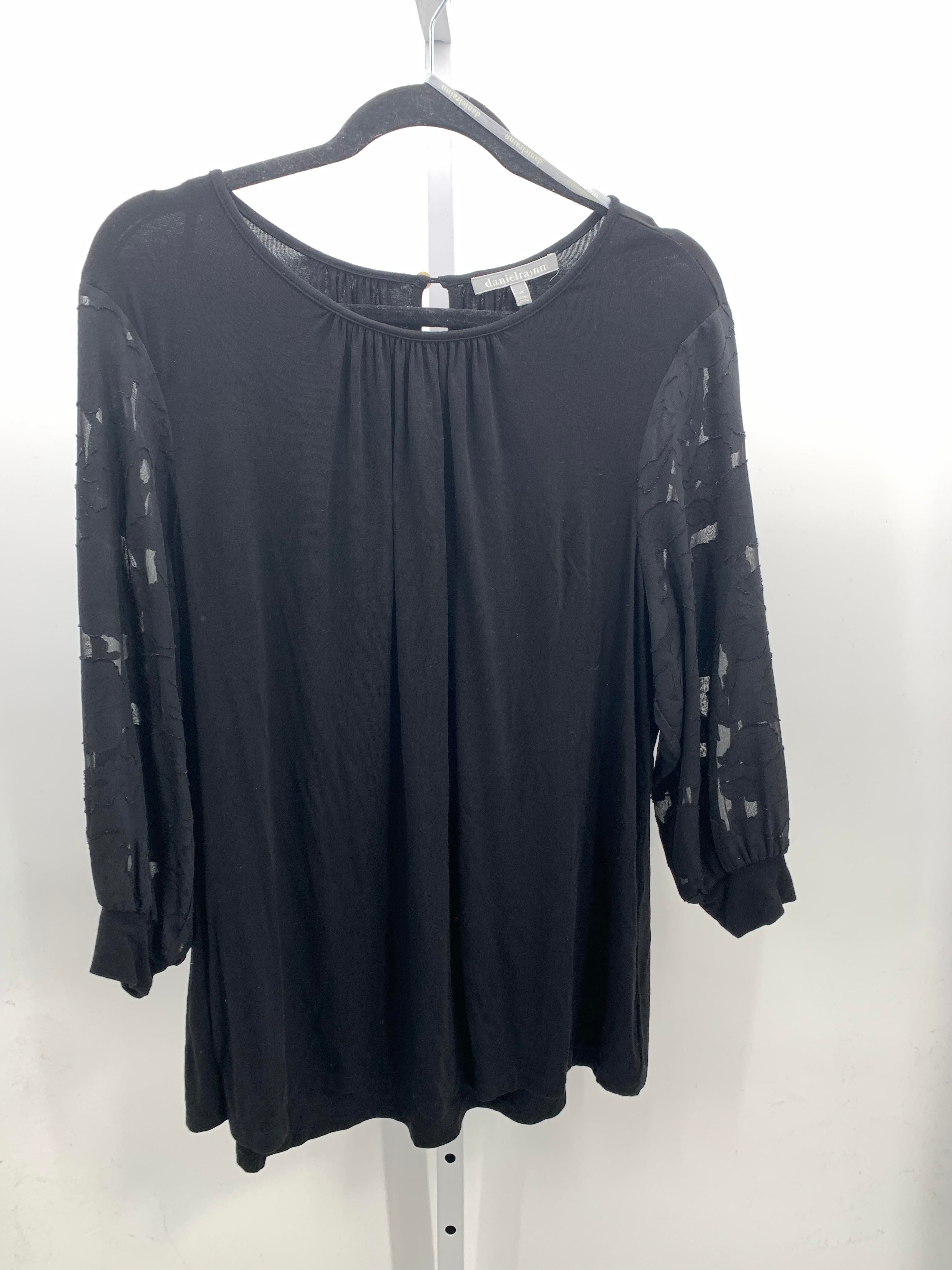Daniel Rain Size 1X Womens 3/4 Sleeve Shirt