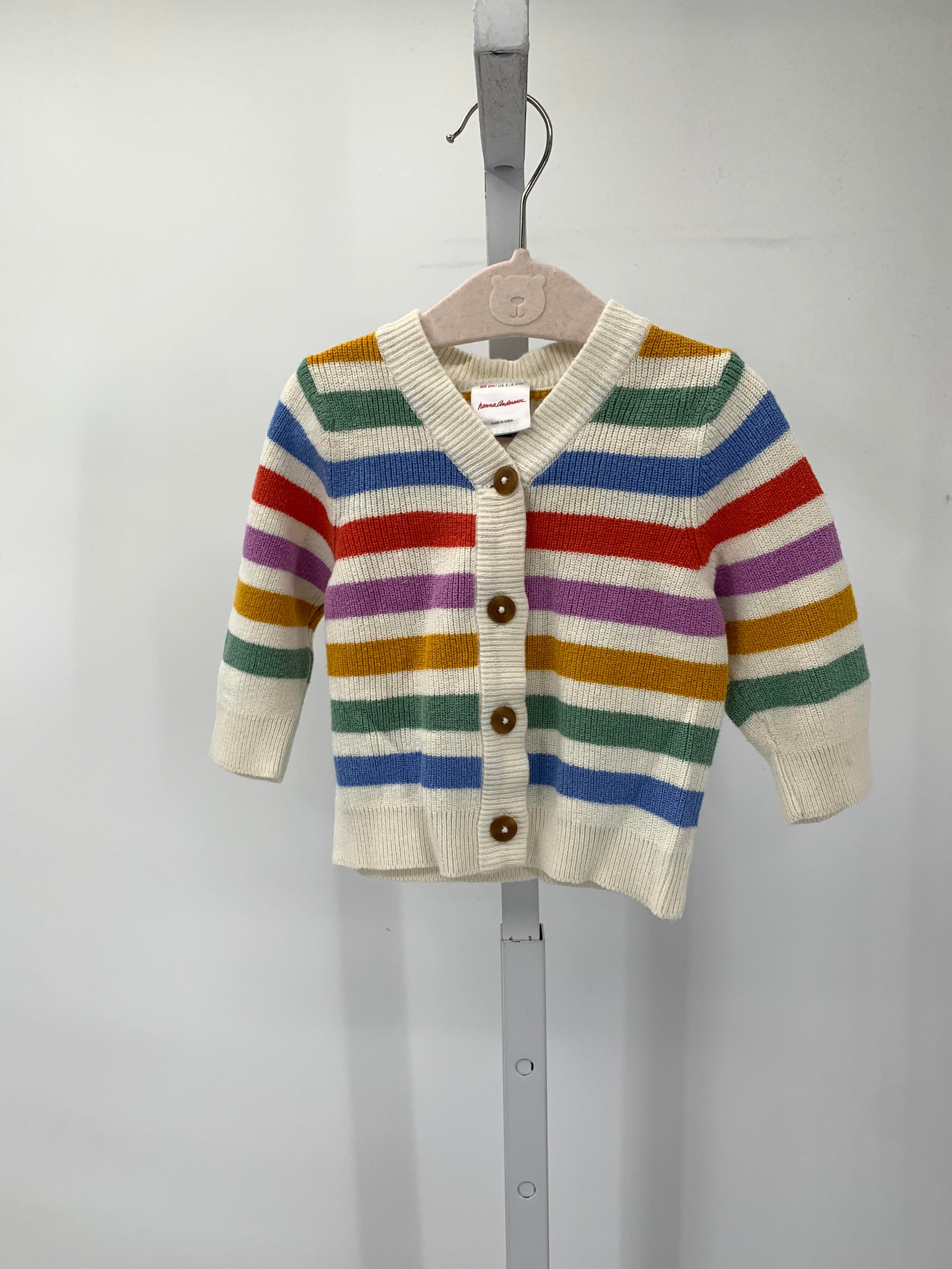 Hanna Anderson Size 3-6 Months Girls Long Sleeve Sweater